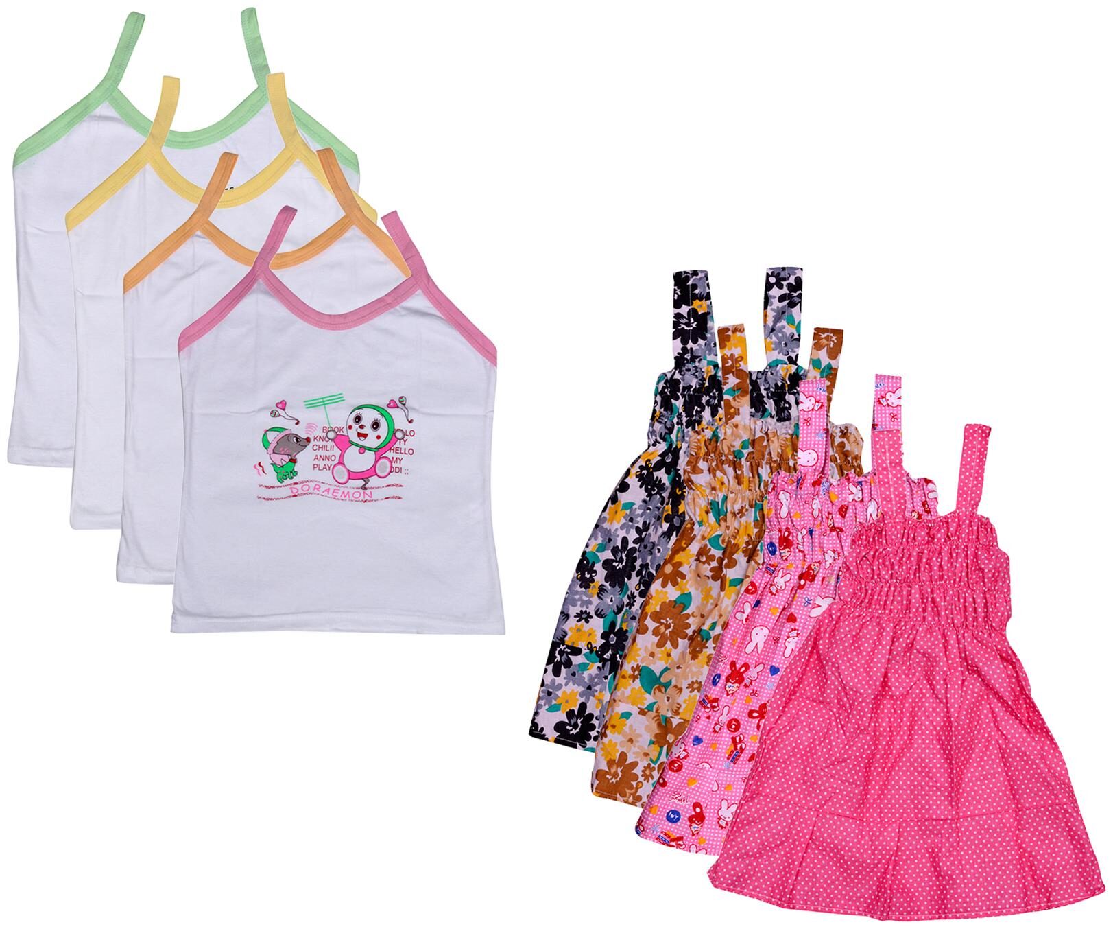 

Kavya Girl Cotton Printed Top - Multi