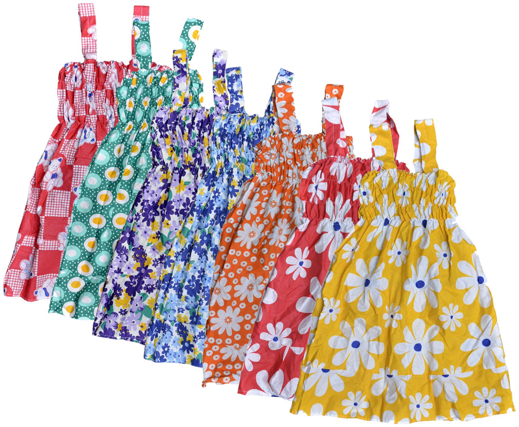 

KAVYA Baby Girls Cotton Printed Frock (Multi)