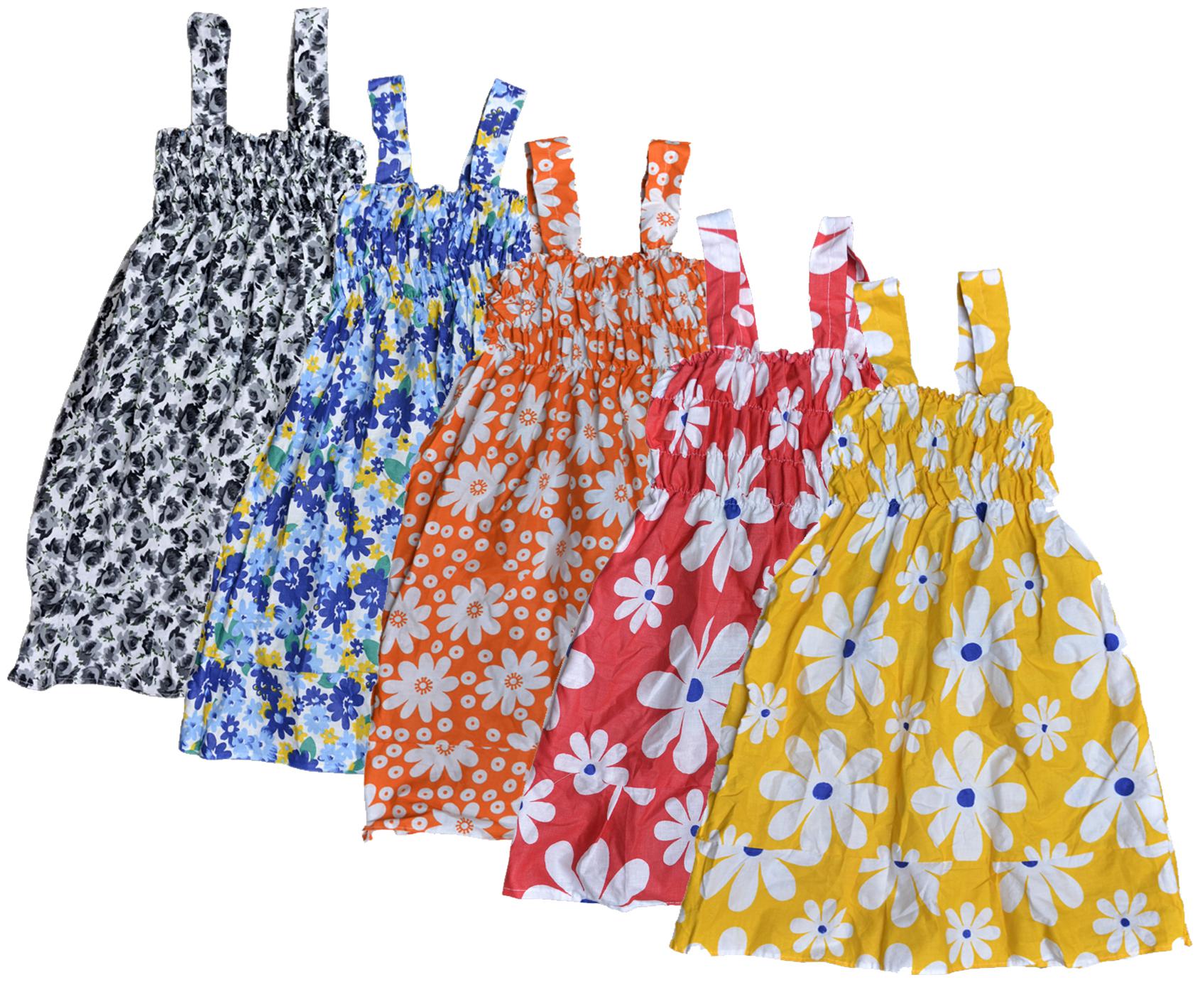 

KAVYA Baby Girls Cotton Printed Frock (Multi)