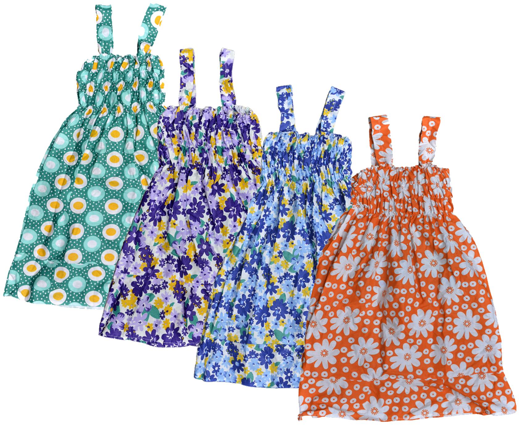 

KAVYA Baby Girls Cotton Printed Frock (Multi)
