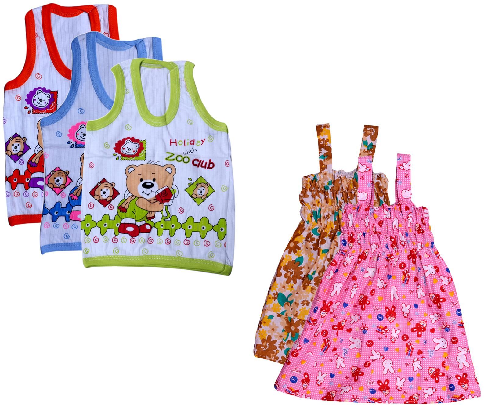 

Kavya Girl Cotton Printed Top - Multi