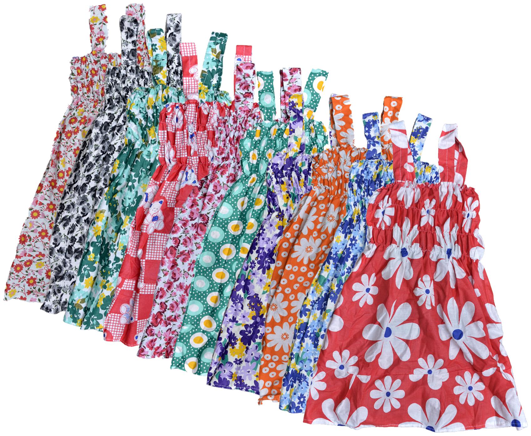 

KAVYA Baby Girls Cotton Printed Frock (Multi)