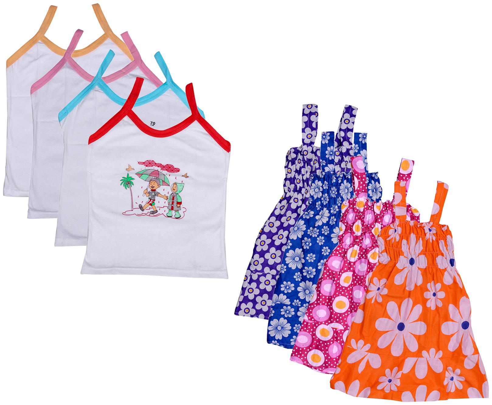 

Kavya Girl Cotton Printed Top - Multi