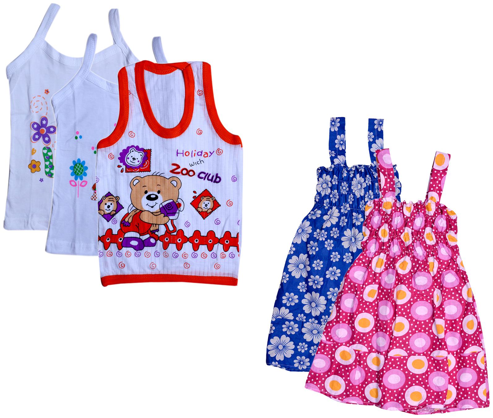 

Kavya Girl Cotton Printed Top - Multi
