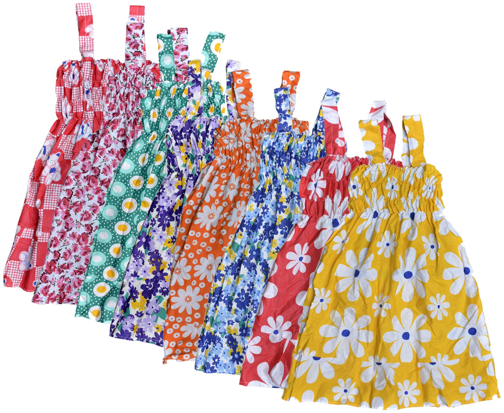 

KAVYA Baby Girls Cotton Printed Frock (Multi)