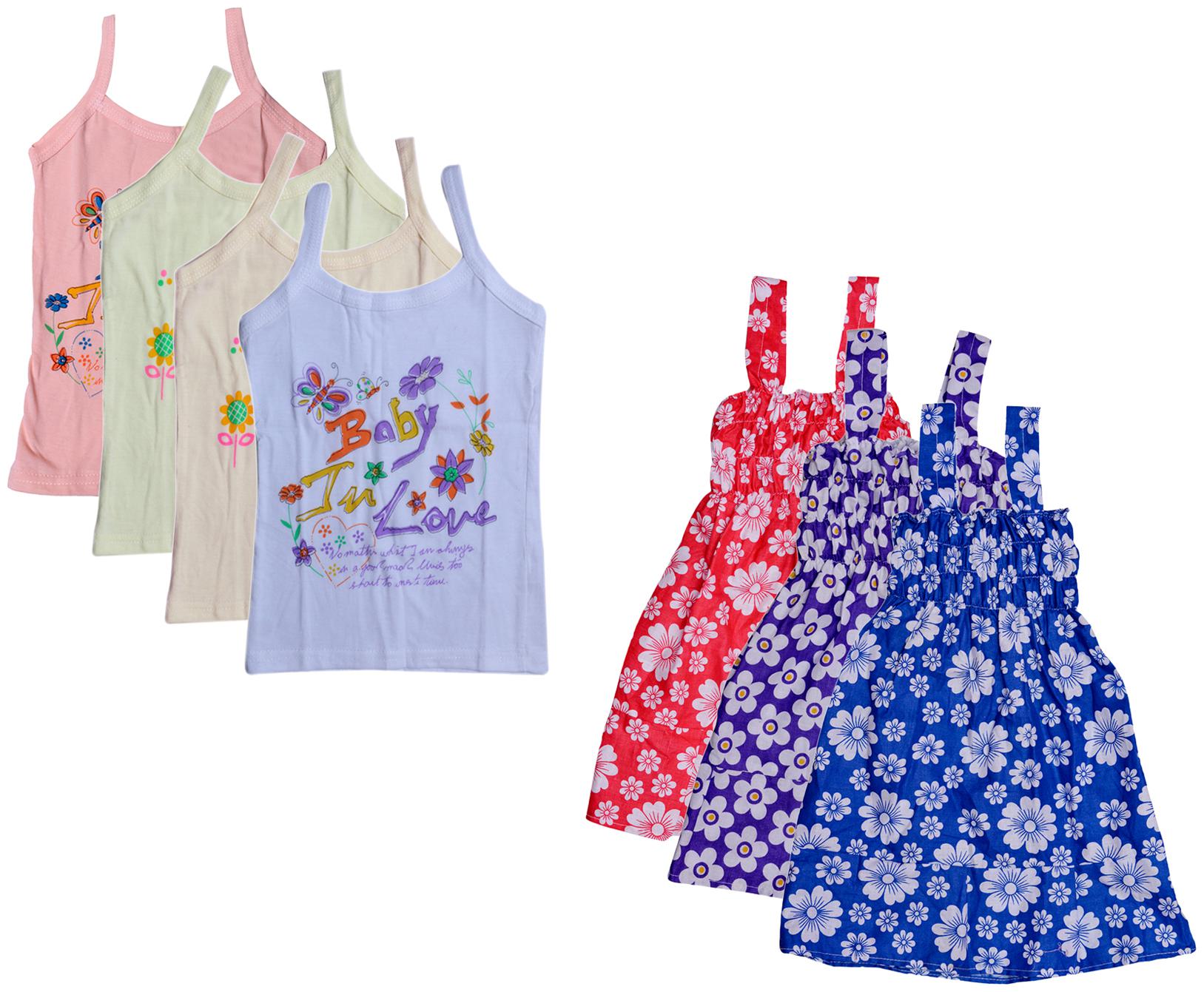 

Kavya Girl Cotton Printed Top - Multi