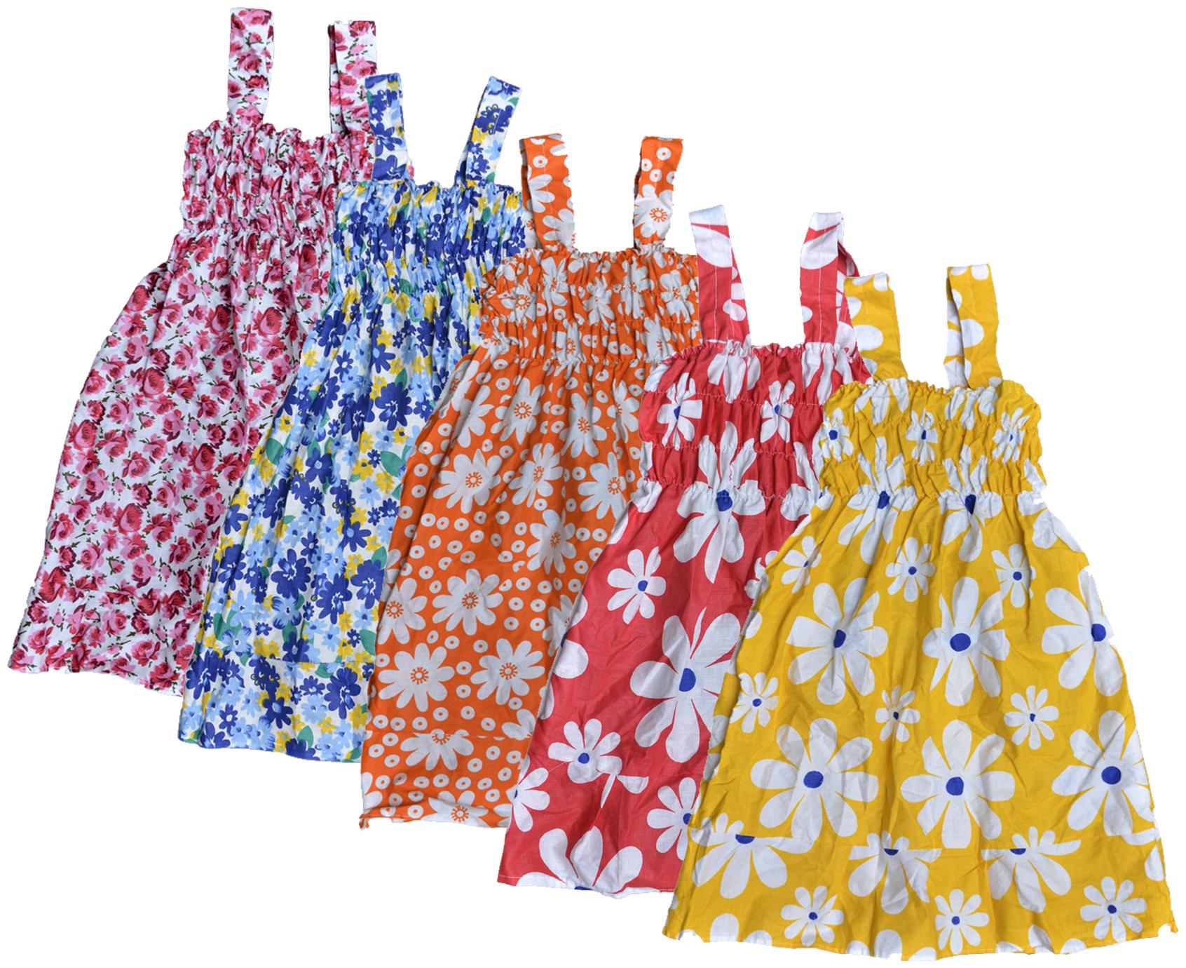 

KAVYA Baby Girls Cotton Printed Frock (Multi)