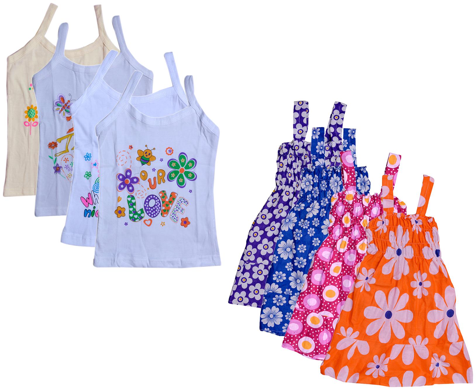 

Kavya Girl Cotton Printed Top - Multi