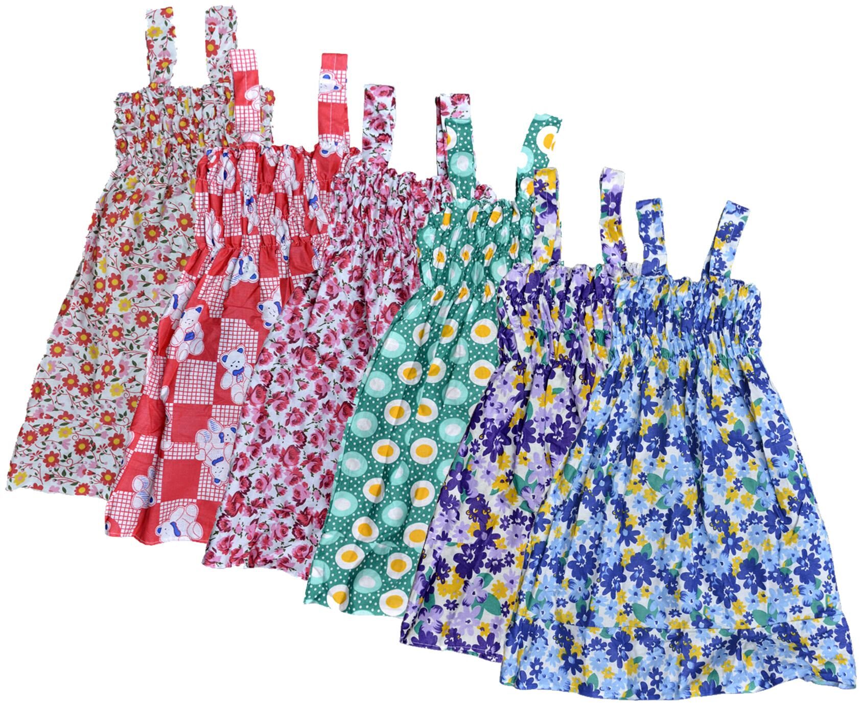 

KAVYA Baby Girls Cotton Printed Frock (Multi)