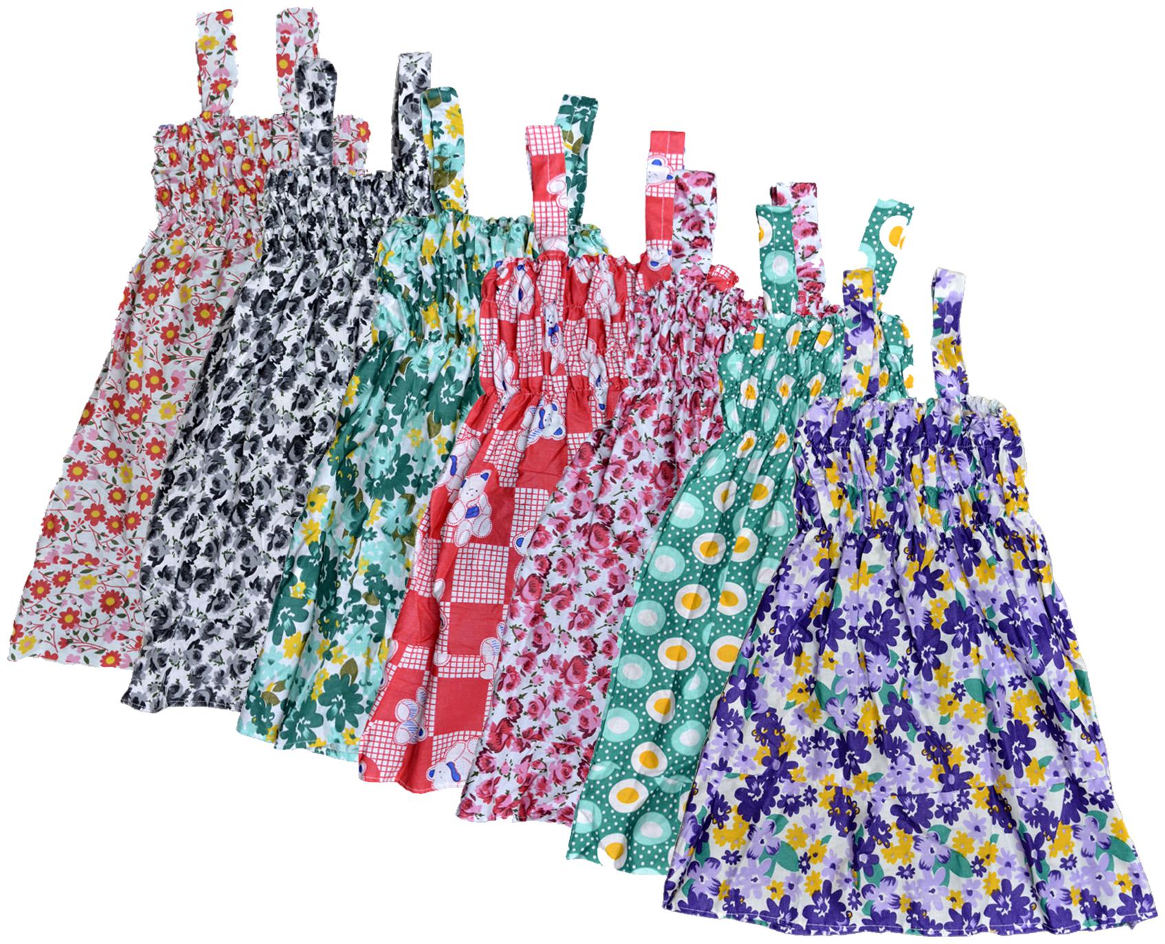 

KAVYA Baby Girls Cotton Printed Frock (Multi)