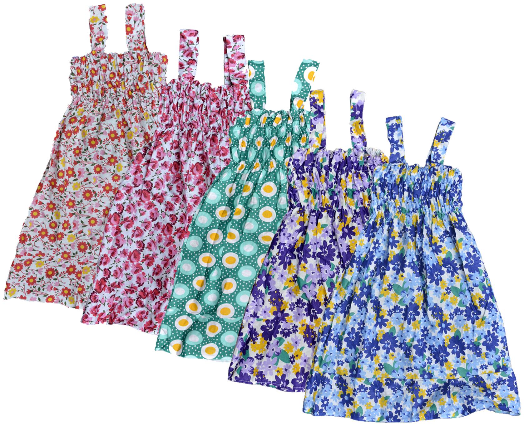 

KAVYA Baby Girls Cotton Printed Frock (Multi)