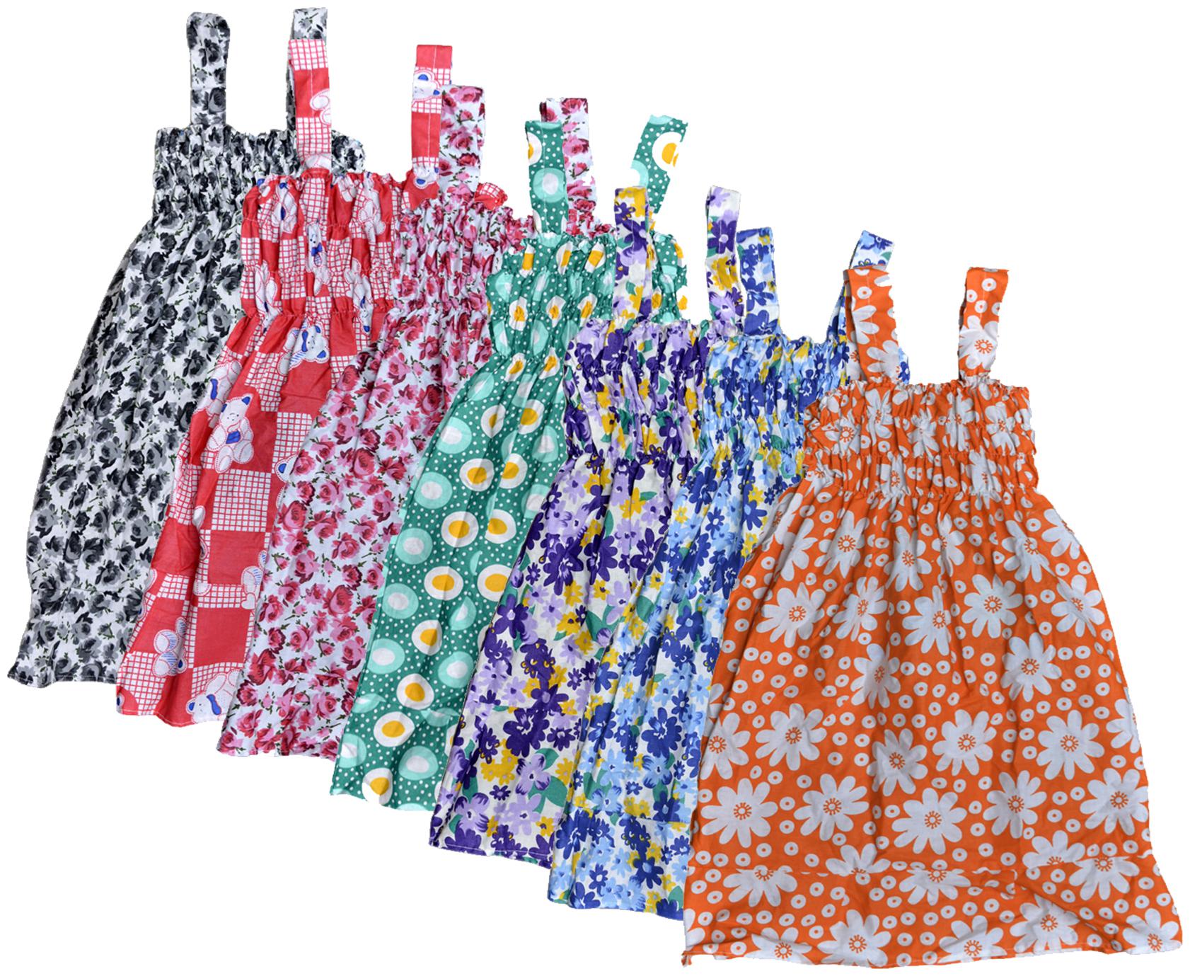 

KAVYA Baby Girls Cotton Printed Frock (Multi)