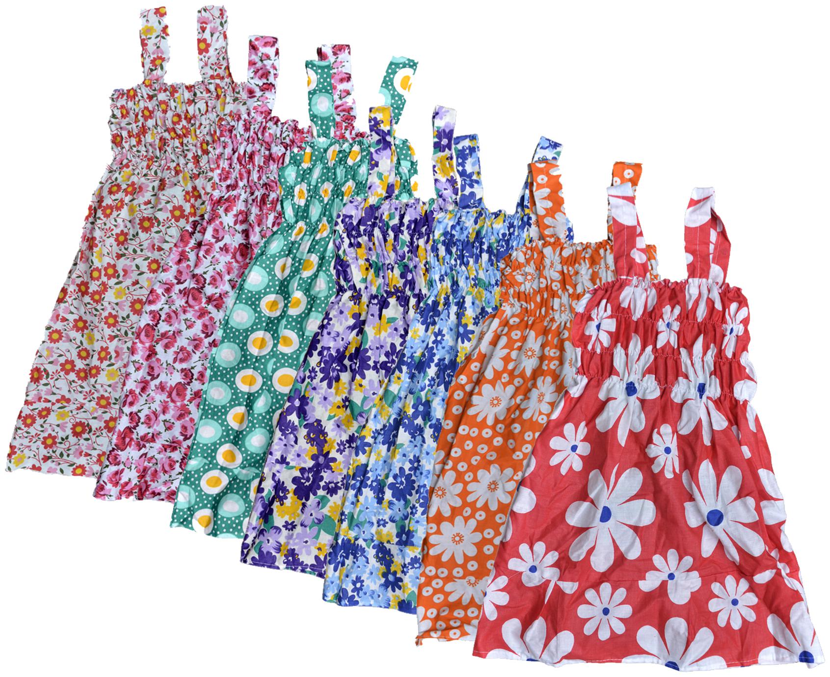 

KAVYA Baby Girls Cotton Printed Frock (Multi)