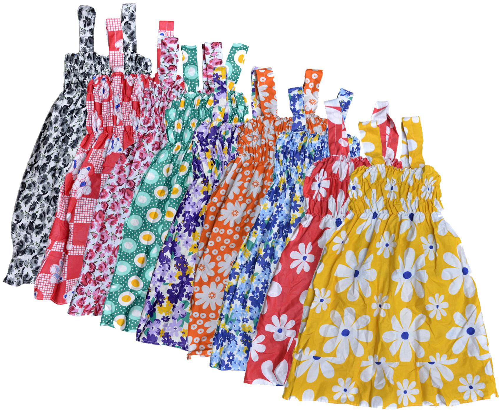 

KAVYA Baby Girls Cotton Printed Frock (Multi)