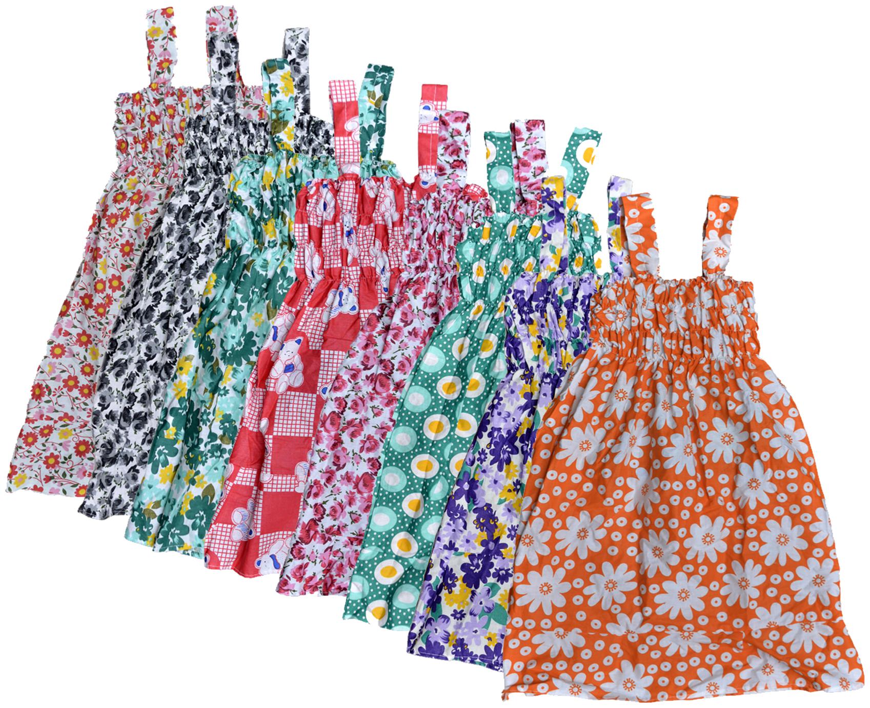 

KAVYA Baby Girls Cotton Printed Frock (Multi)
