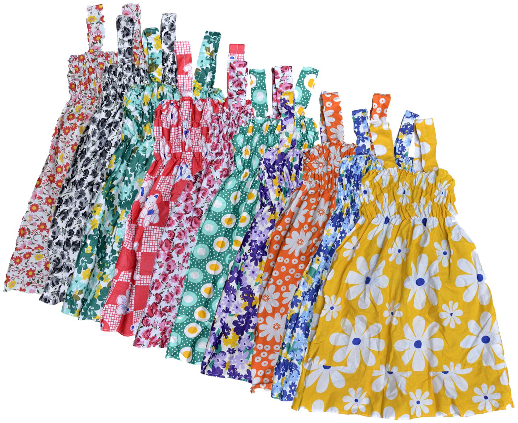 

KAVYA Baby Girls Cotton Printed Frock (Multi)