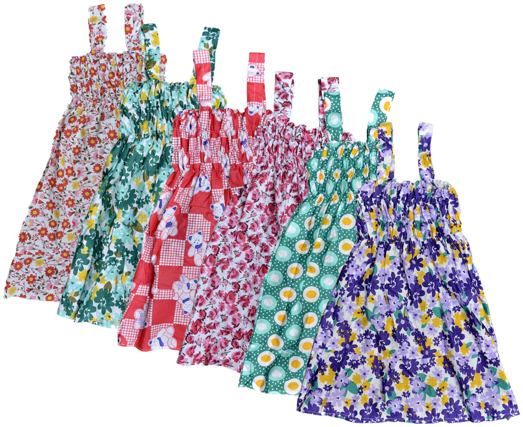 

KAVYA Baby Girls Cotton Printed Frock (Multi)