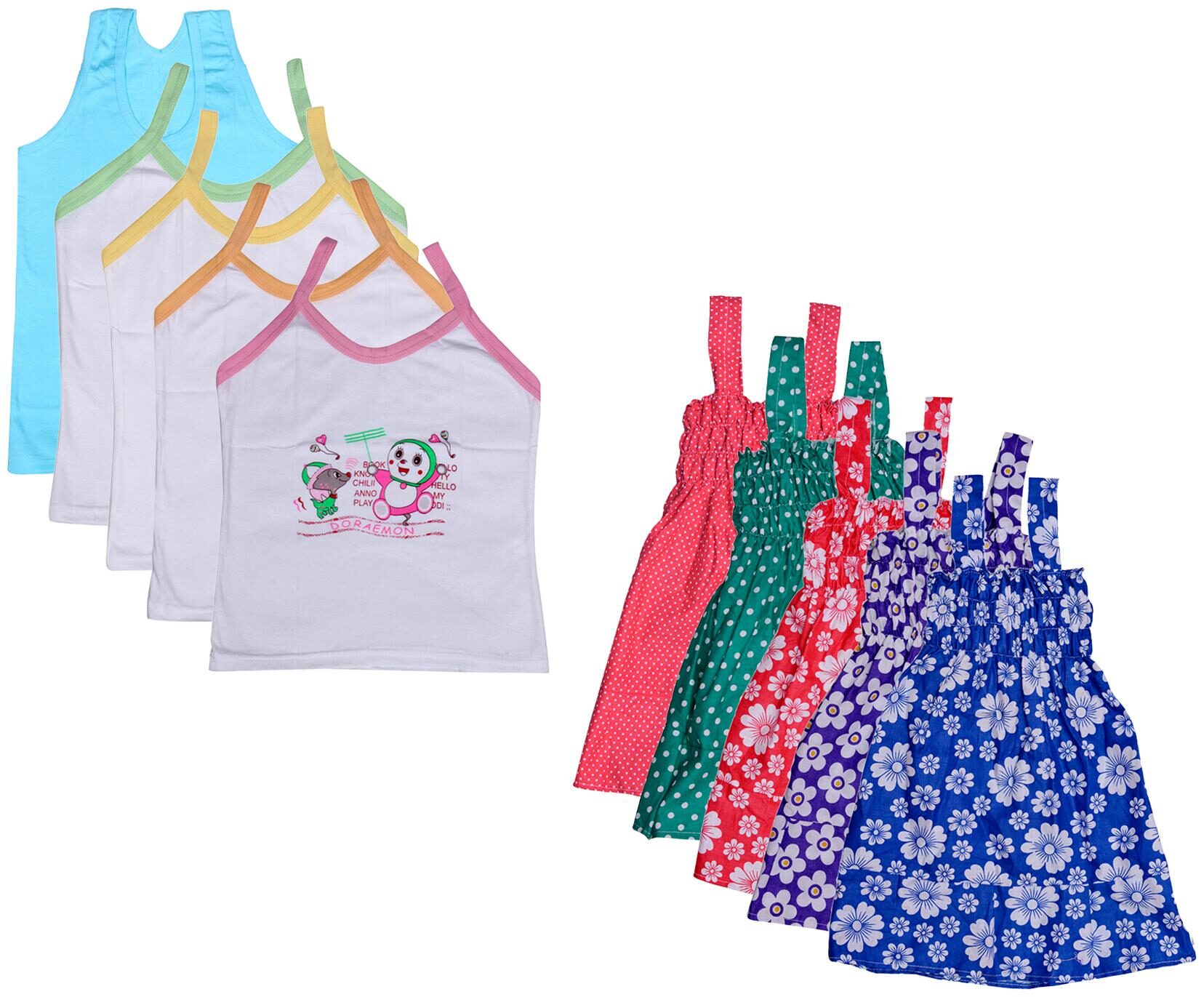 

Kavya Girl Cotton Printed Top - Multi