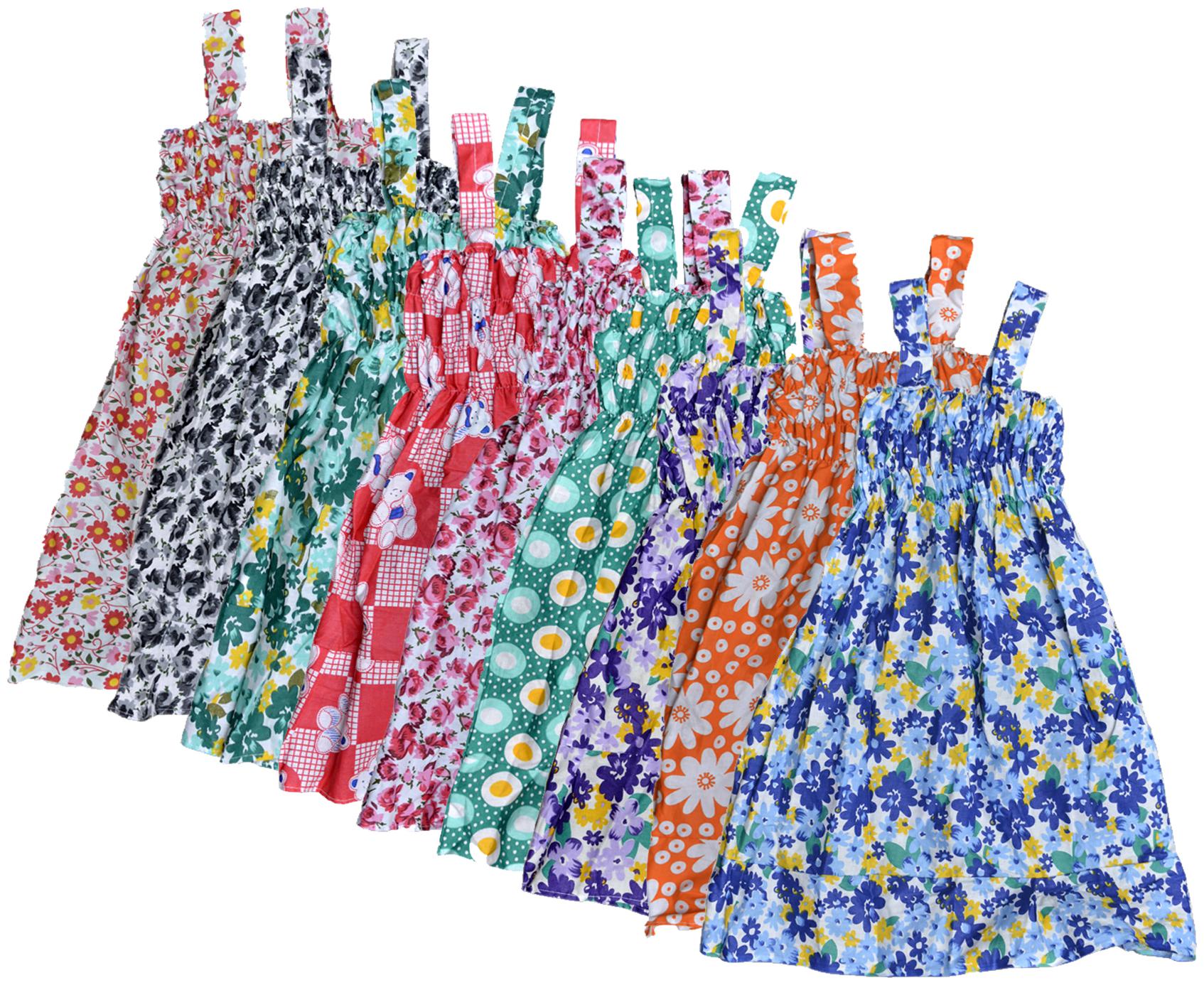 

KAVYA Baby Girls Cotton Printed Frock (Multi)