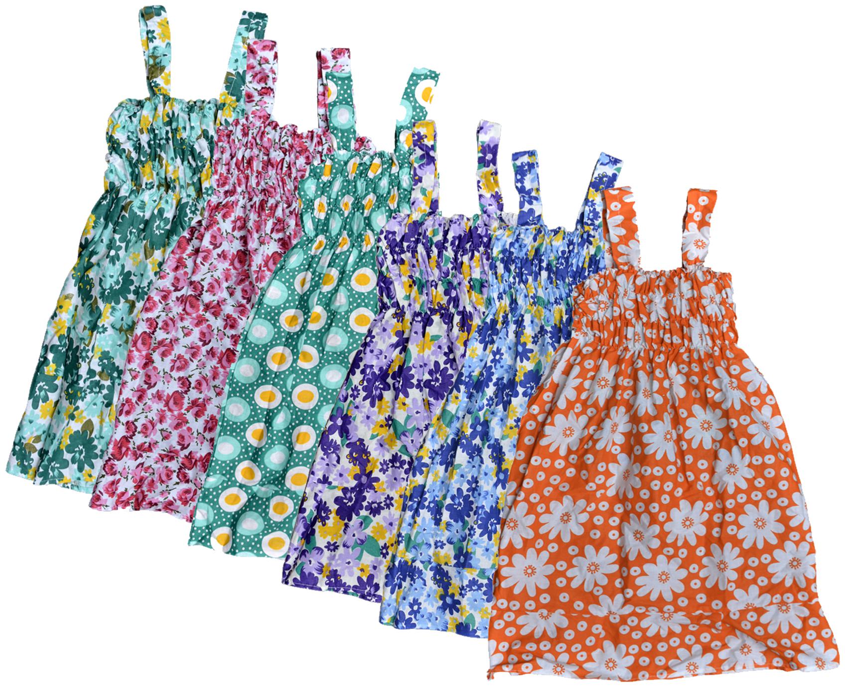 

KAVYA Baby Girls Cotton Printed Frock (Multi)