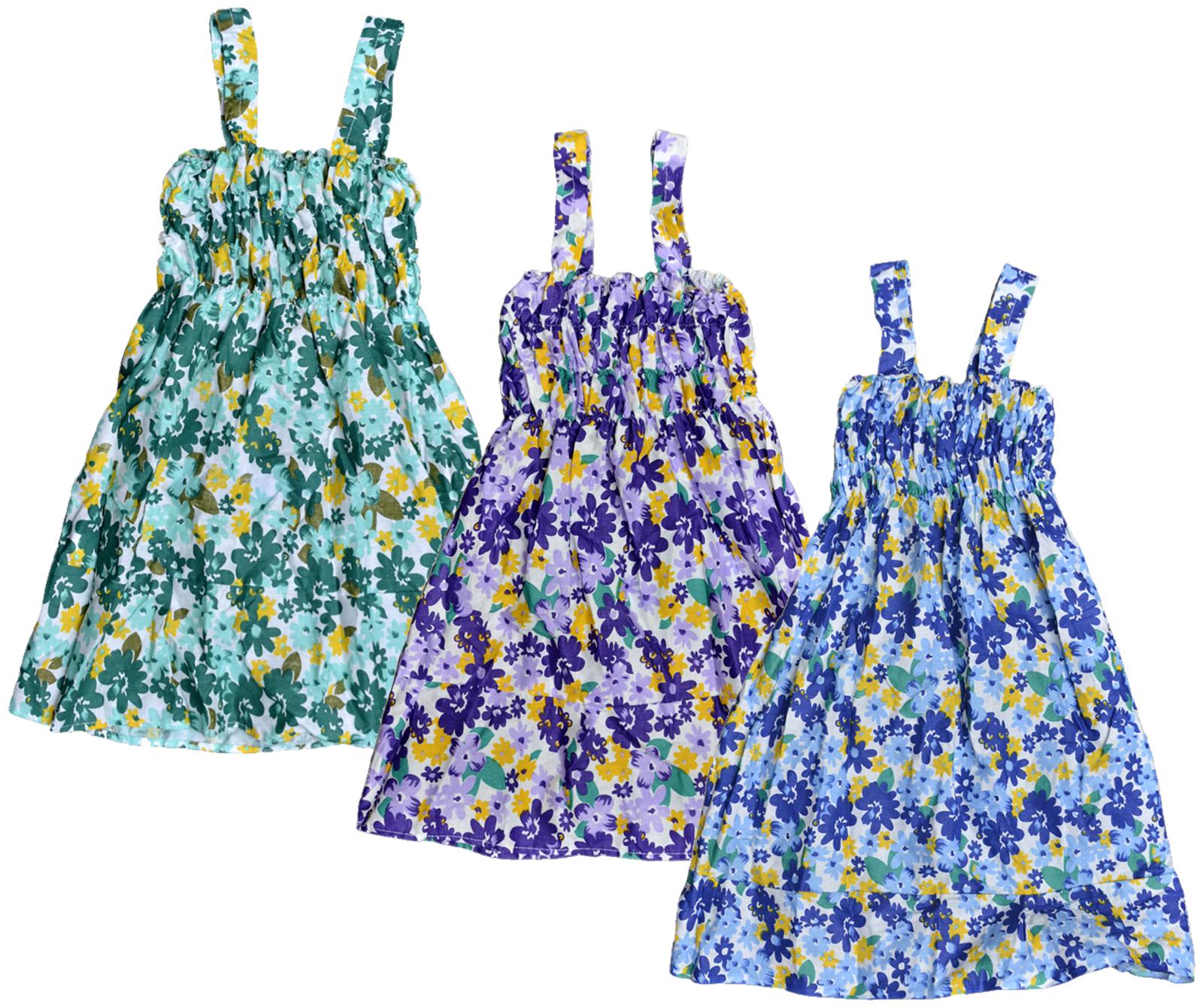 

Kavya Multi Cotton Sleeveless Knee Length Princess Frock ( Pack of 3 )