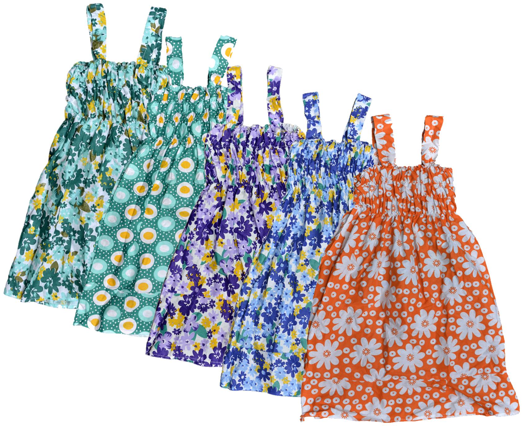 

KAVYA Baby Girls Cotton Printed Frock (Multi)