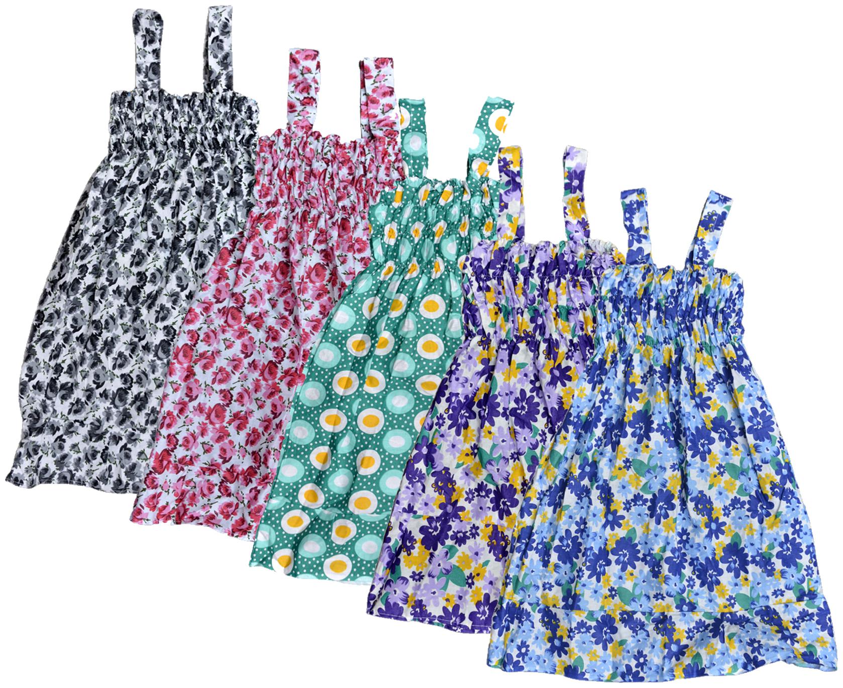 

KAVYA Baby Girls Cotton Printed Frock (Multi)