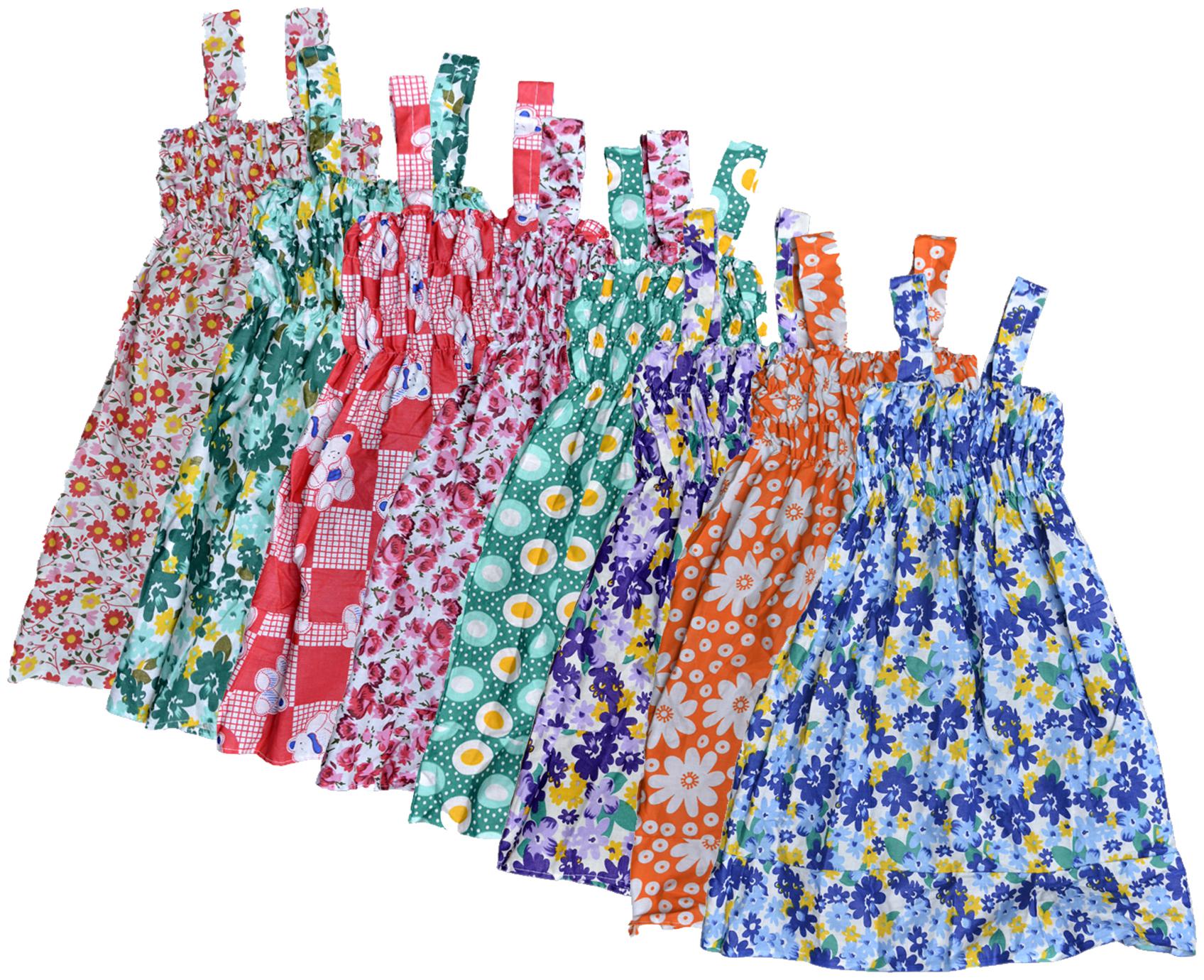 

KAVYA Baby Girls Cotton Printed Frock (Multi)