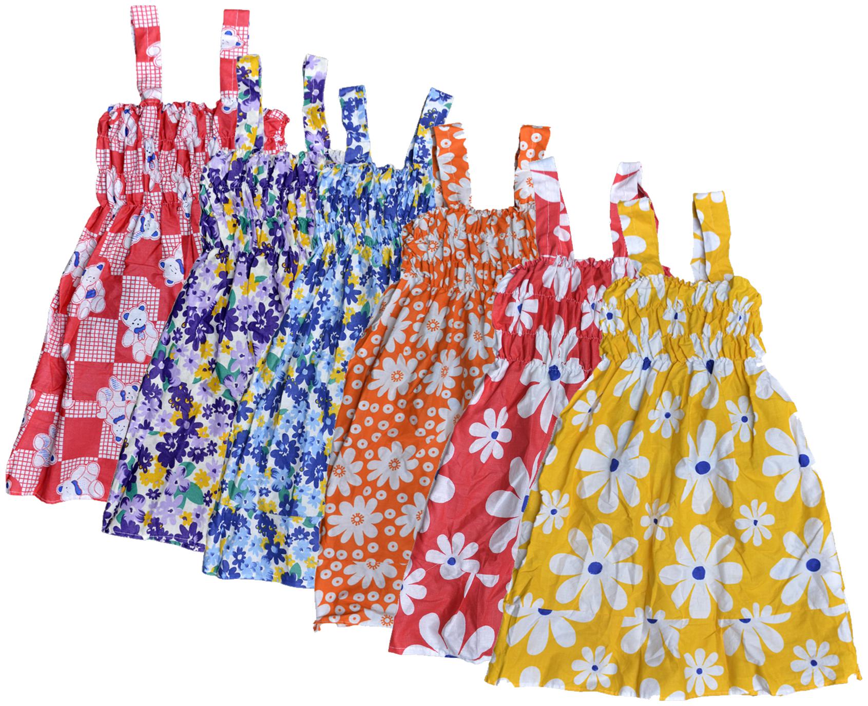 

KAVYA Baby Girls Cotton Printed Frock (Multi)