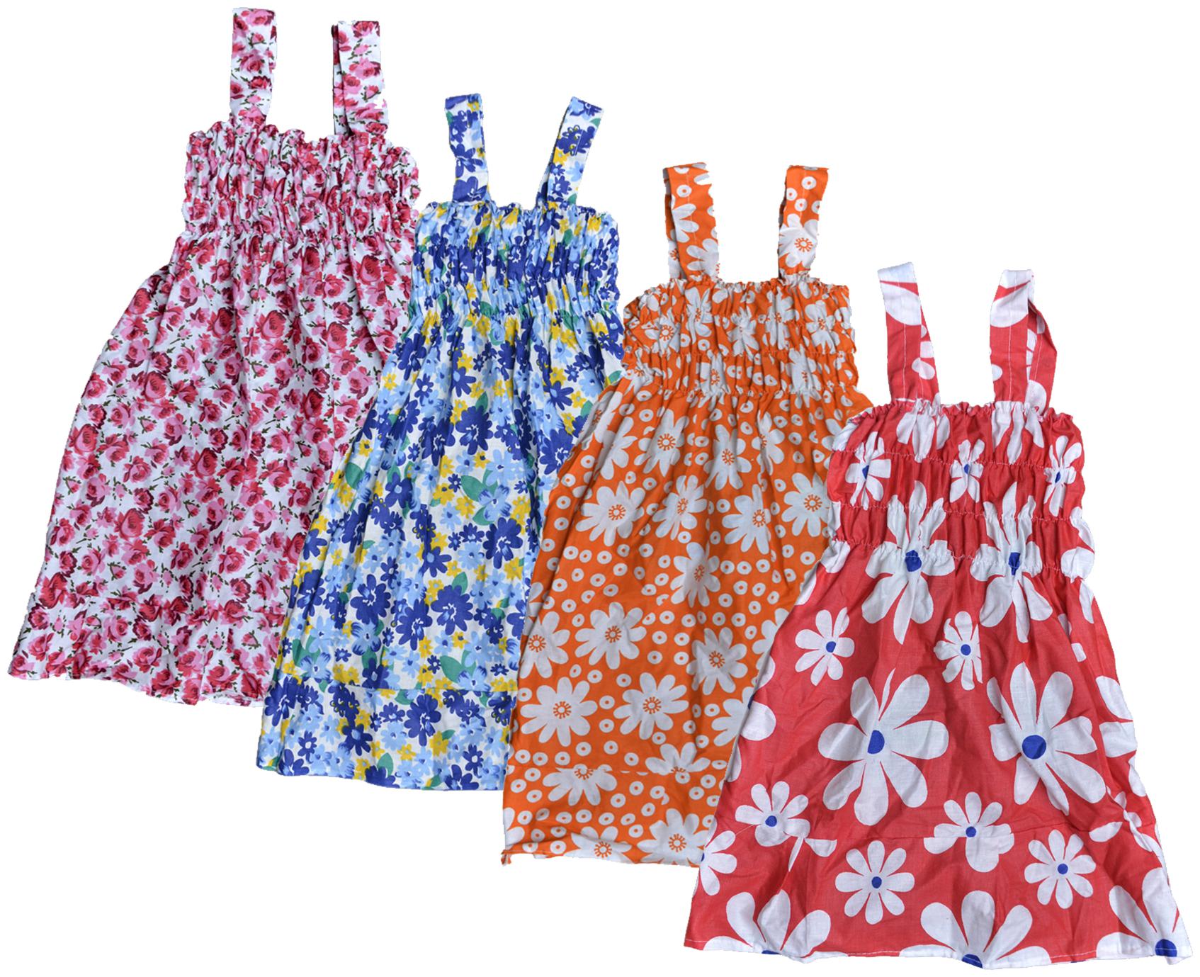 

KAVYA Baby Girls Cotton Printed Frock (Multi)