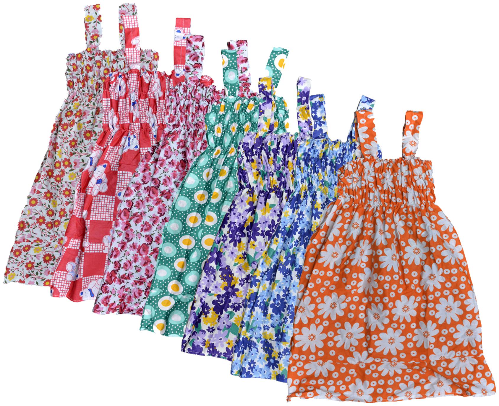 

KAVYA Baby Girls Cotton Printed Frock (Multi)