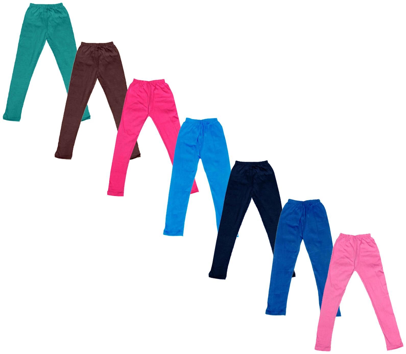 

Kavya Baby girl Cotton Solid Leggings - Multi