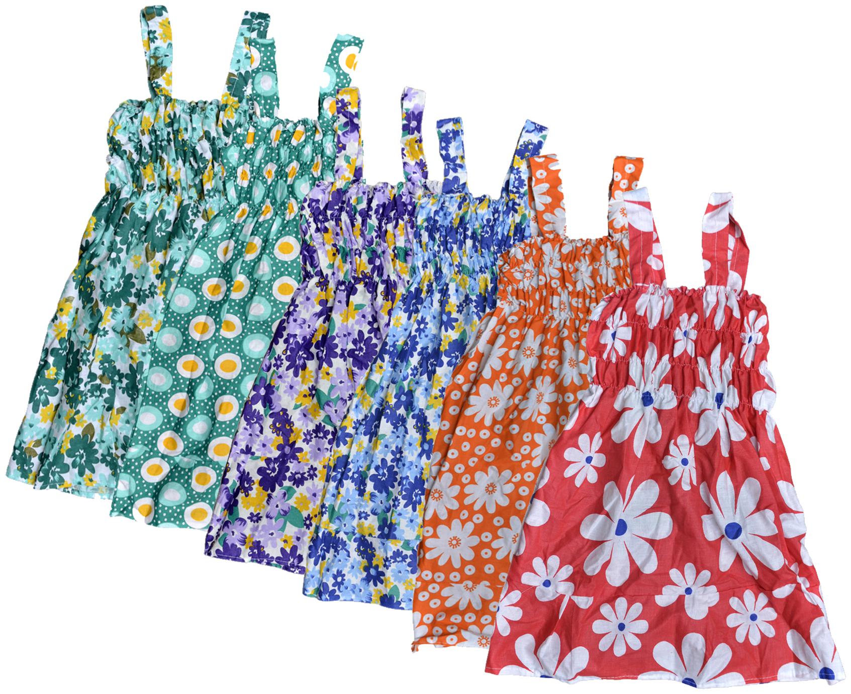 

KAVYA Baby Girls Cotton Printed Frock (Multi)