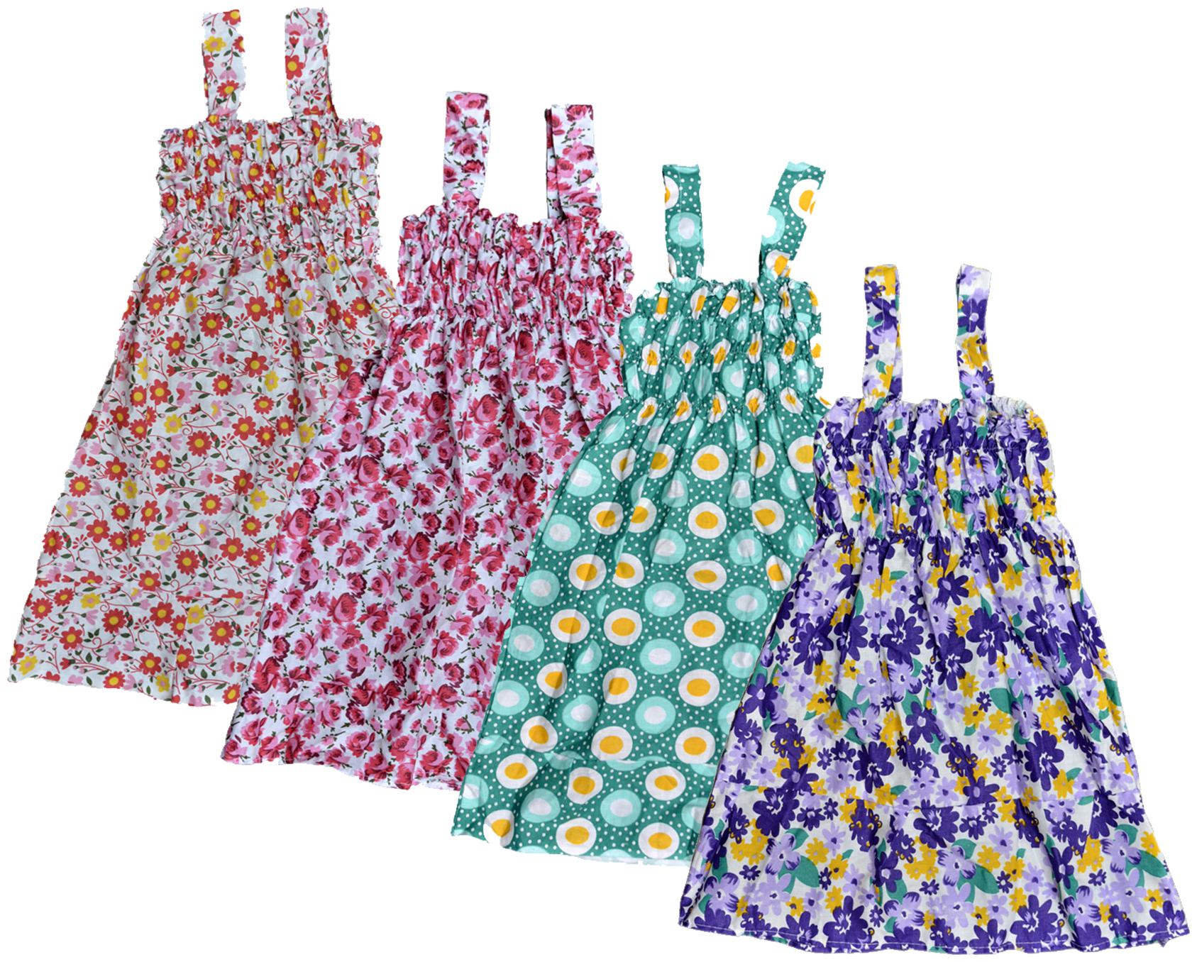 

KAVYA Baby Girls Cotton Printed Frock (Multi)