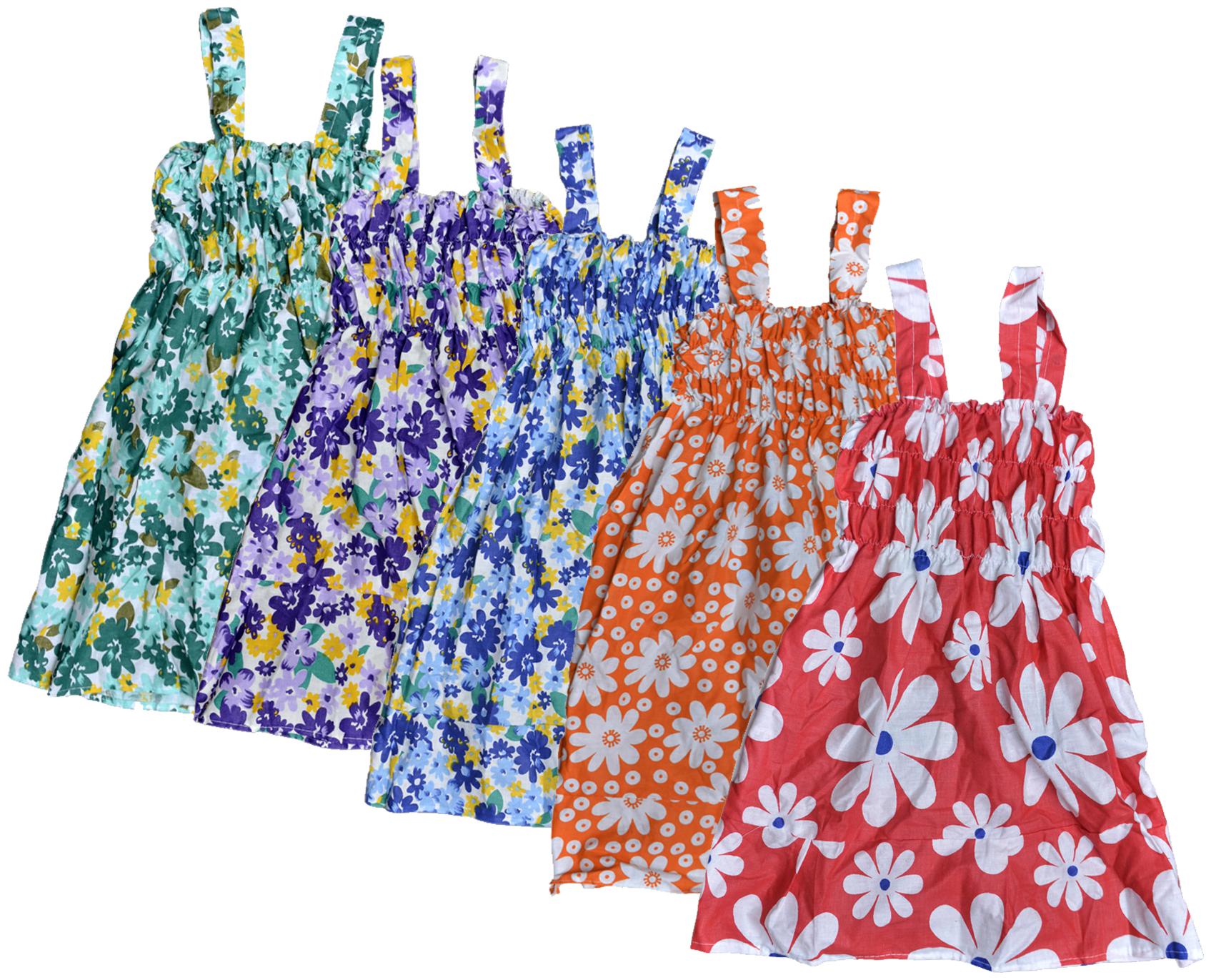 

KAVYA Baby Girls Cotton Printed Frock (Multi)