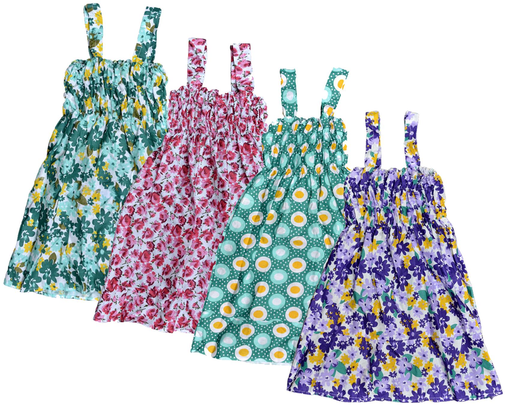 

KAVYA Baby Girls Cotton Printed Frock (Multi)