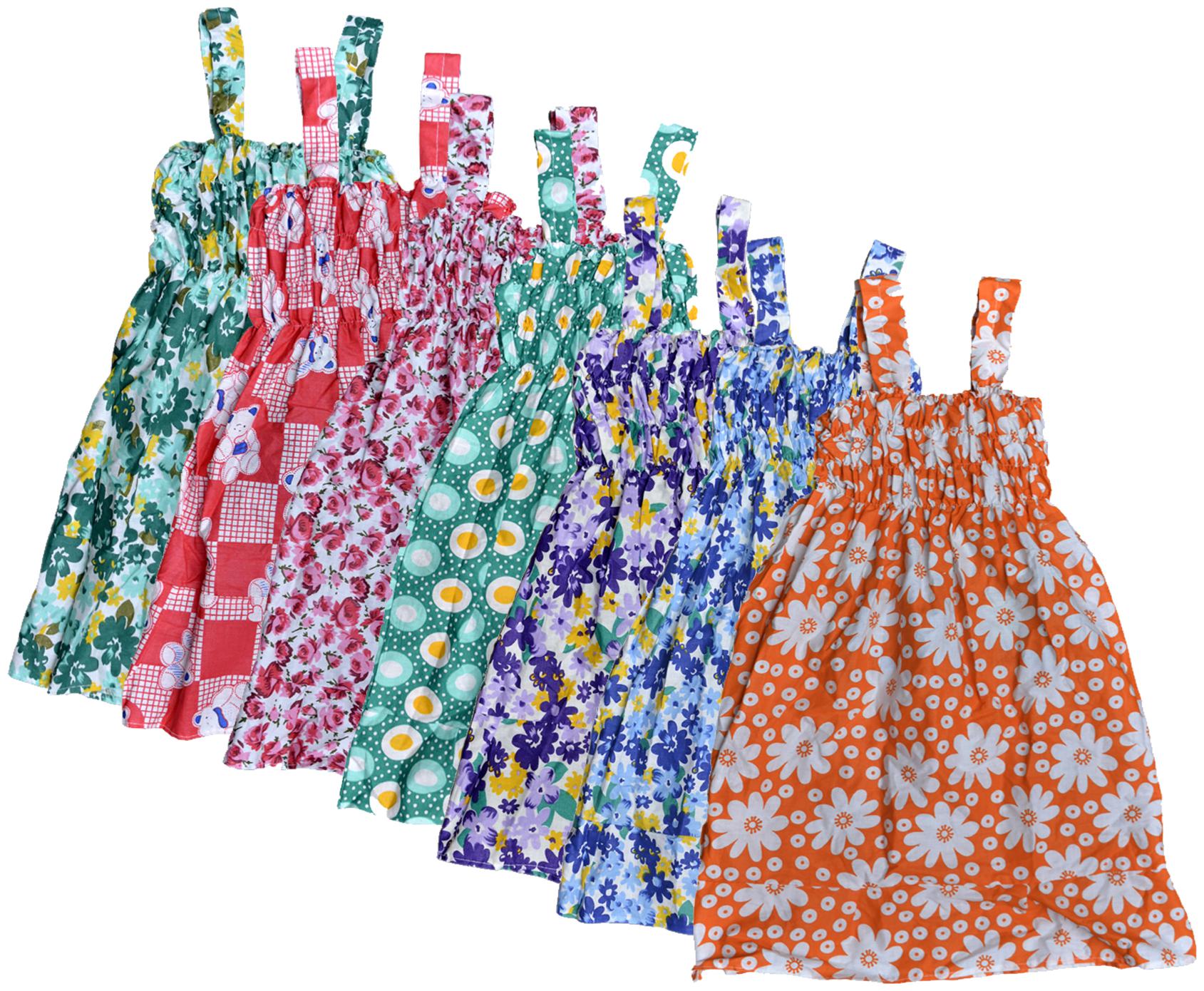 

KAVYA Baby Girls Cotton Printed Frock (Multi)