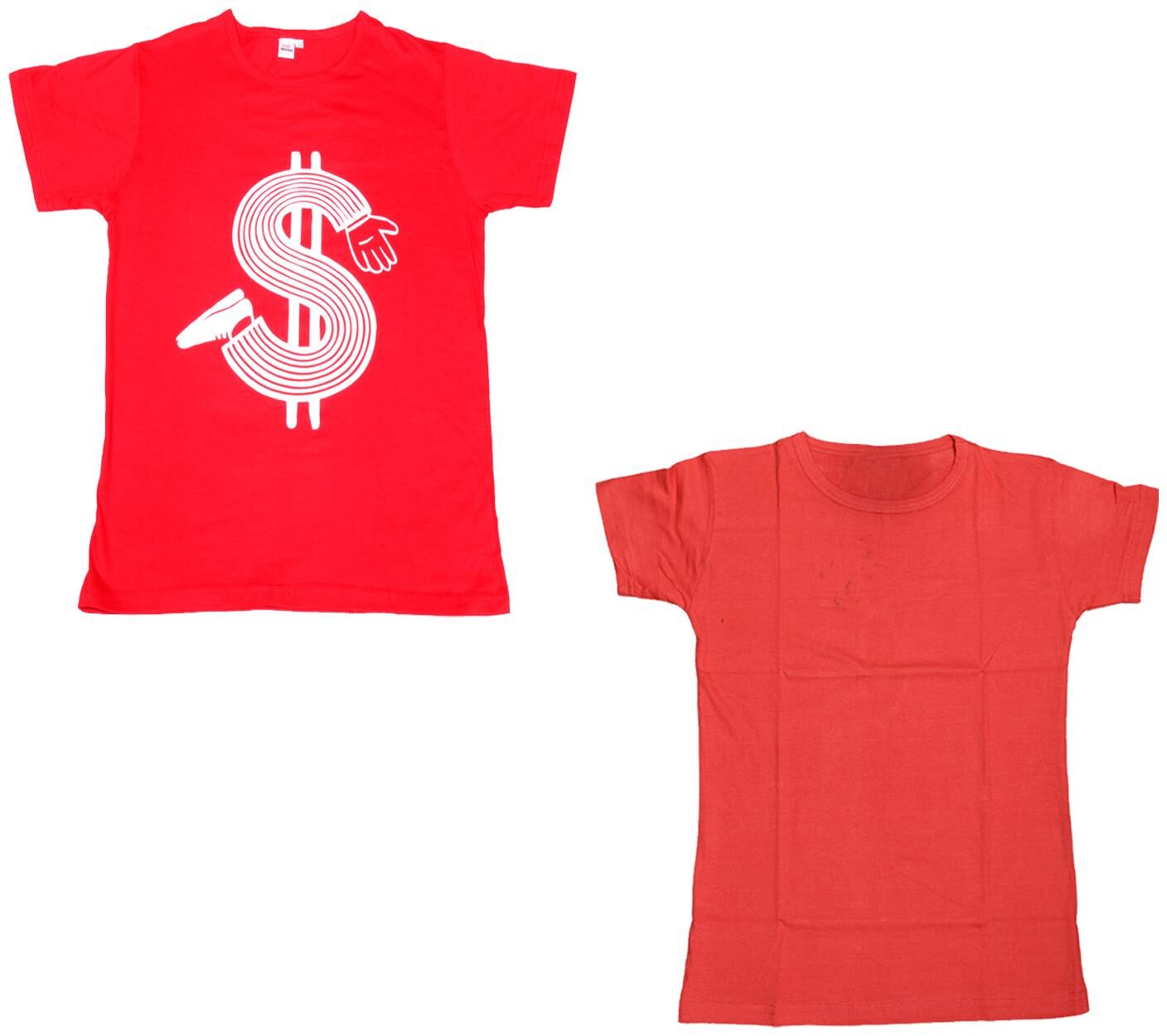 

Kavya Boy Cotton Printed T-shirt - Red