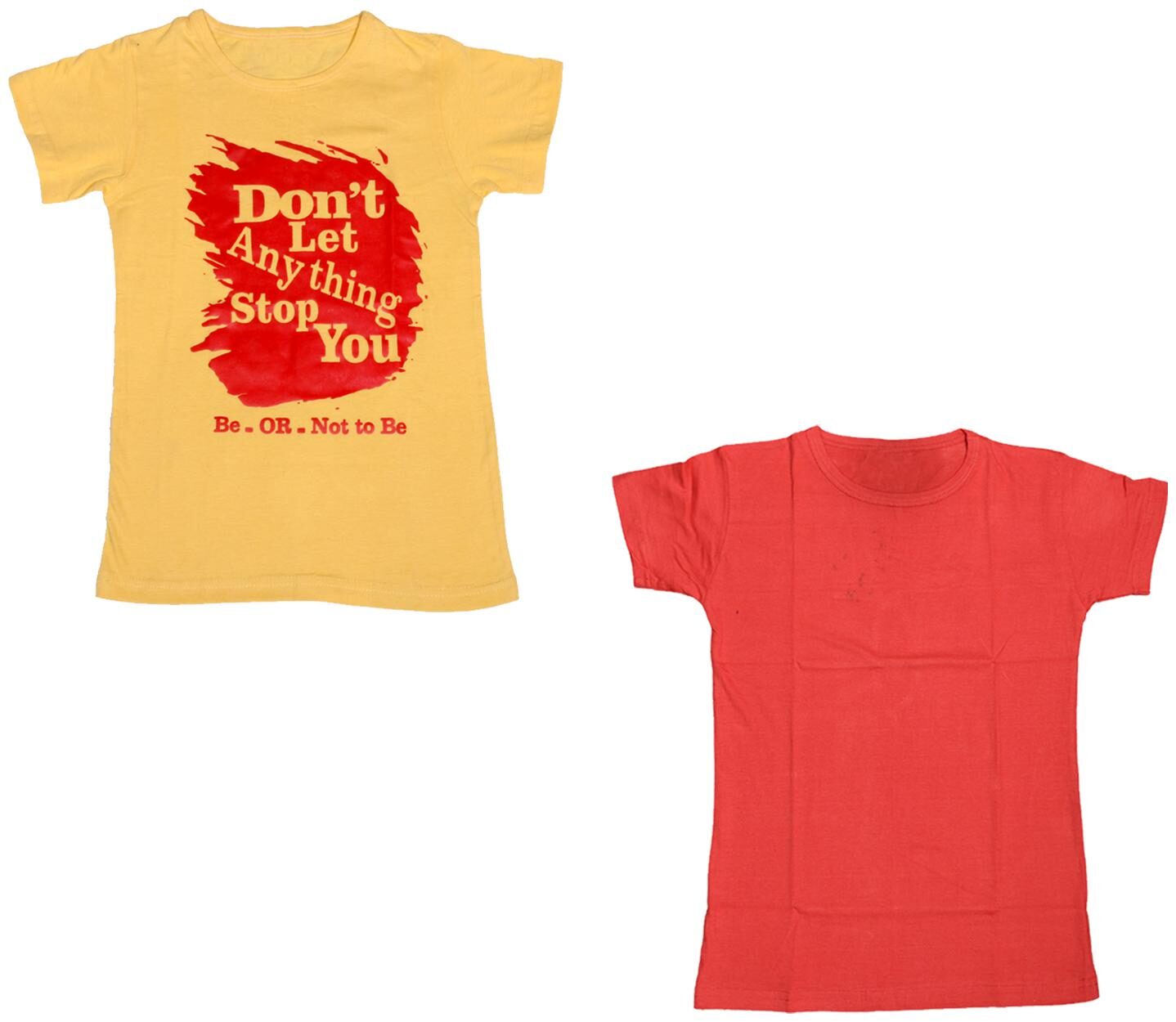

Kavya Boy Cotton Printed T-shirt - Yellow Red