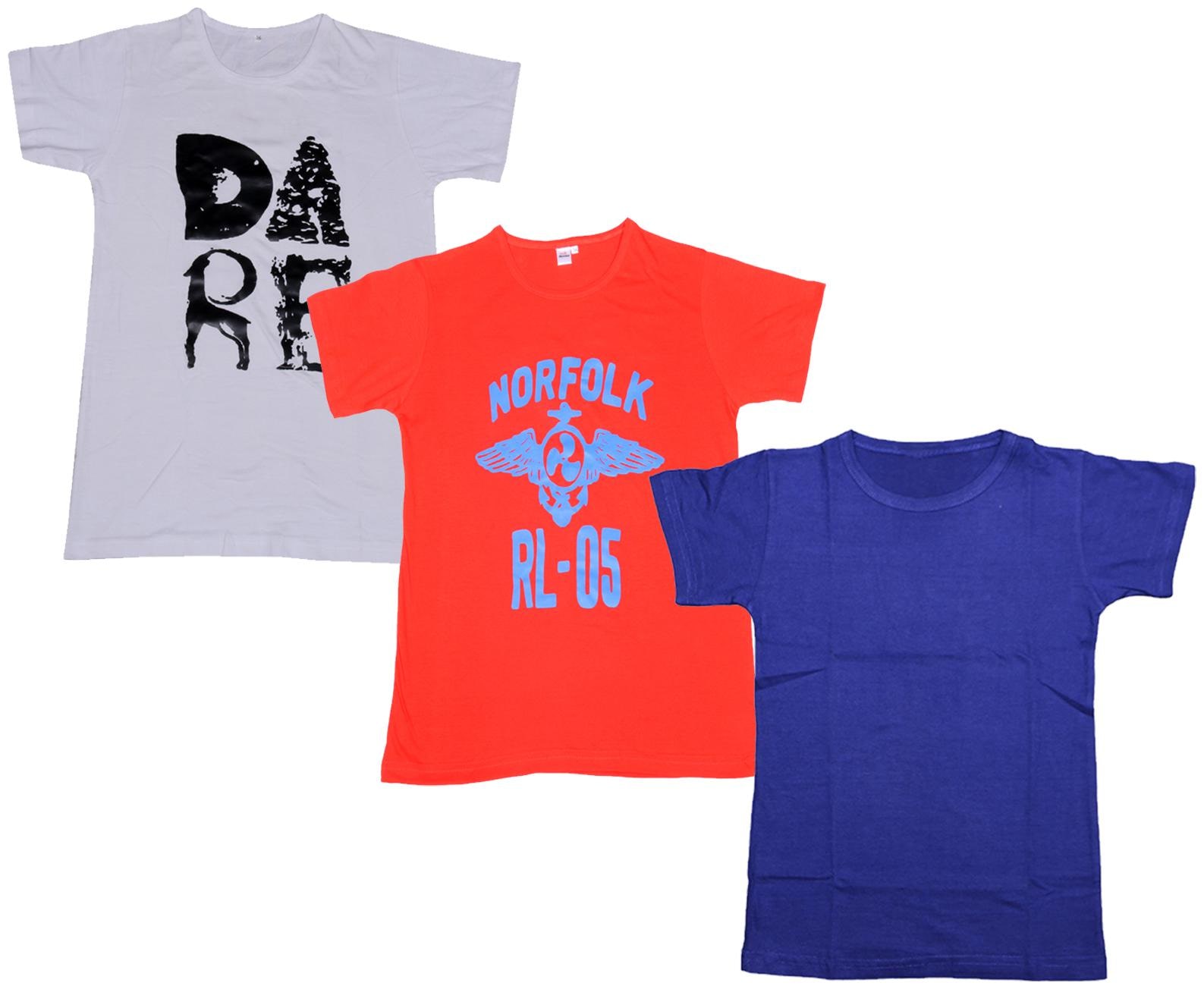 

Kavya Boy Cotton Printed T-shirt - Multi