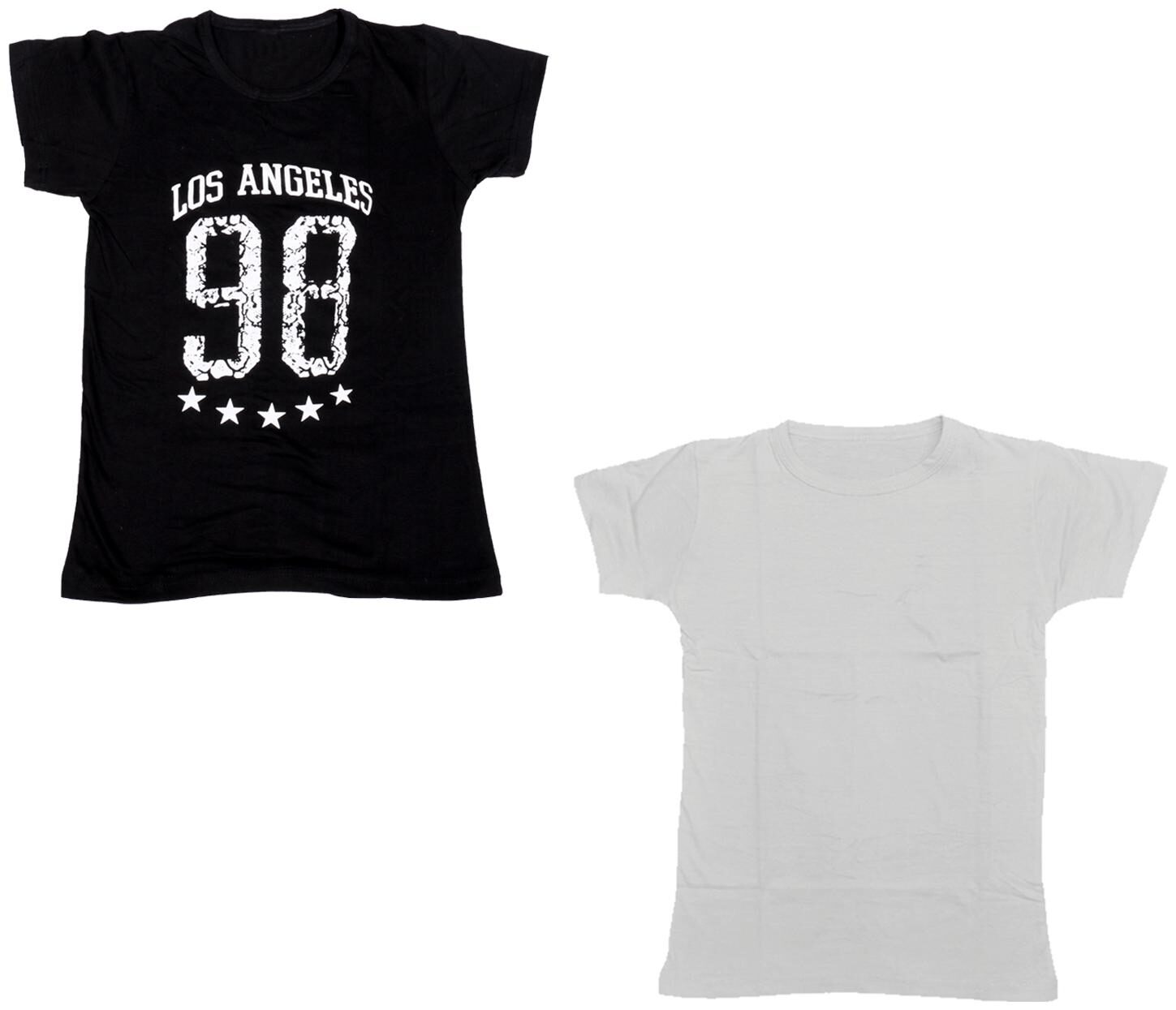 

Kavya Boy Cotton Printed T-shirt - Black White