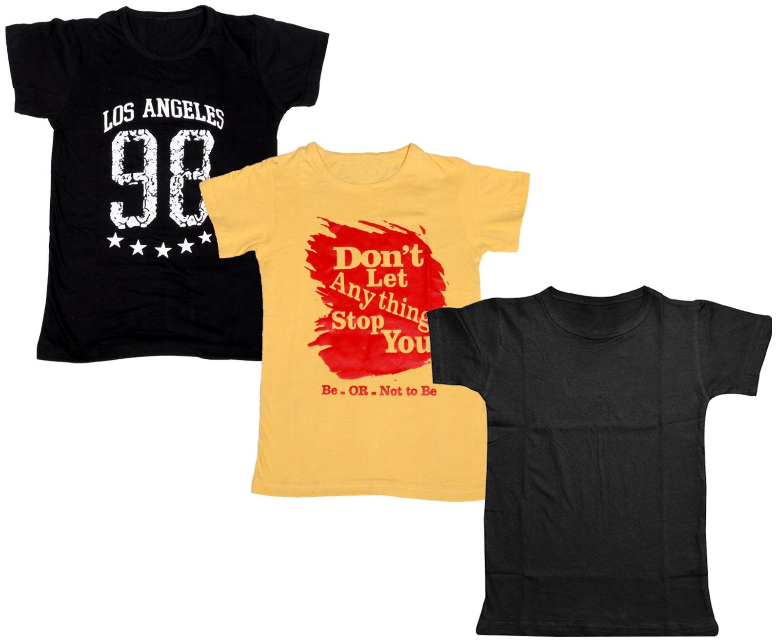 

Kavya Boy Cotton Printed T-shirt - Multi