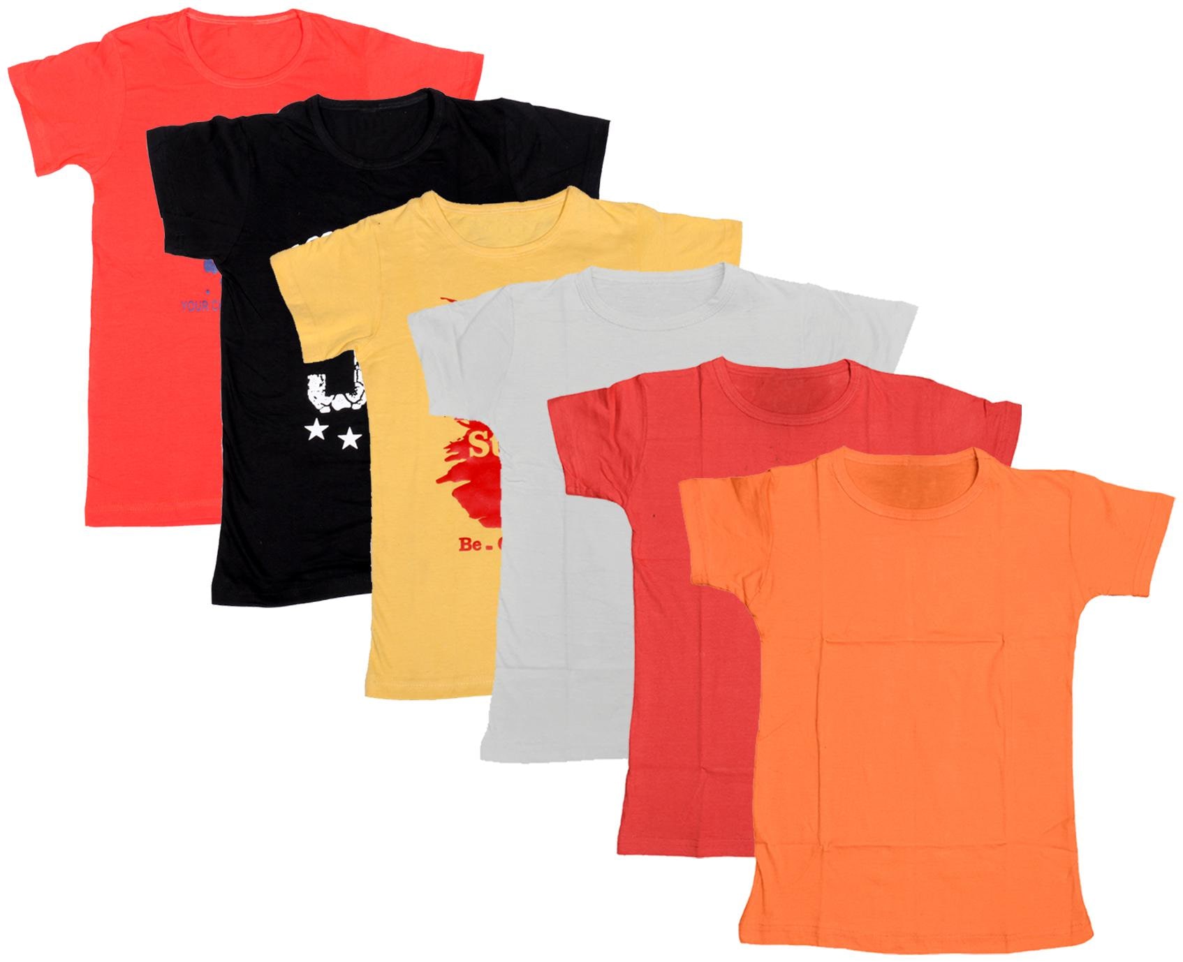 

Kavya Boy Cotton Printed T-shirt - Multi