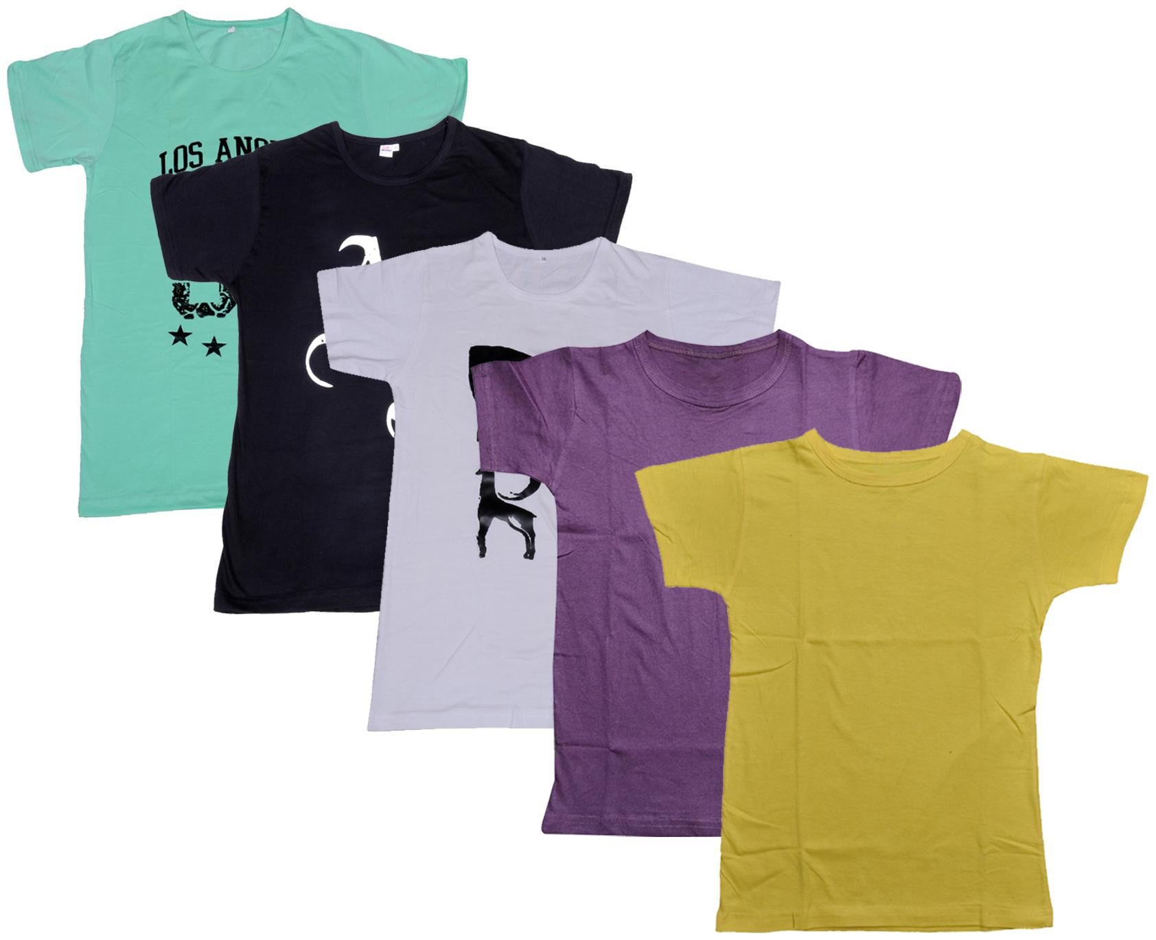 

Kavya Boy Cotton Printed T-shirt - Multi