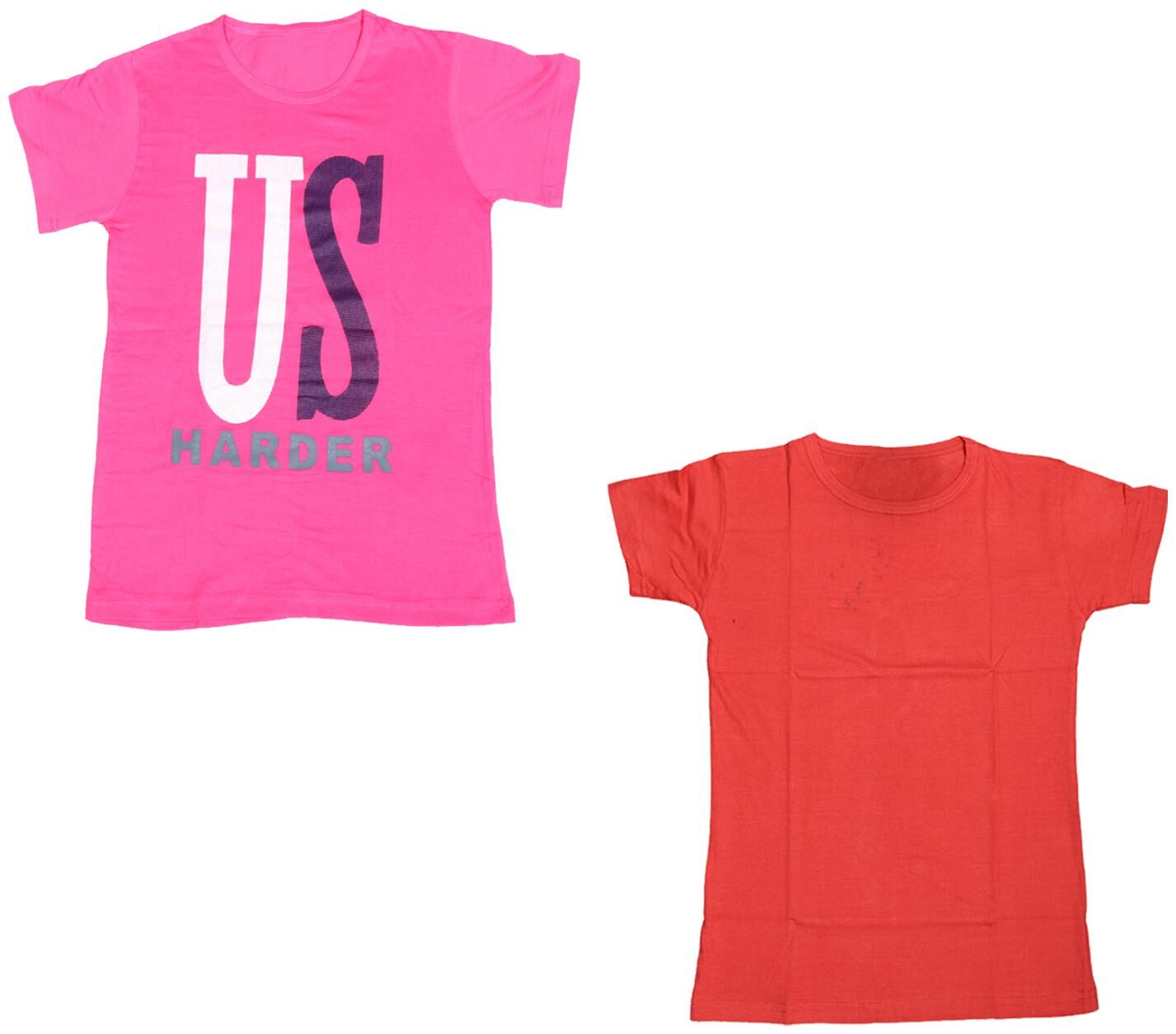 

Kavya Boy Cotton Printed T-shirt - Red Pink
