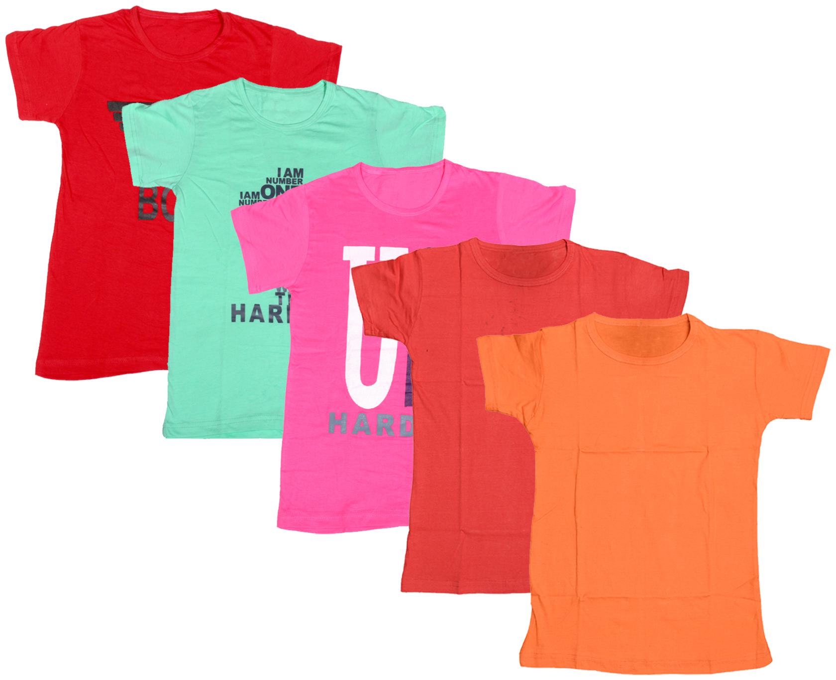 

Kavya Boy Cotton Printed T-shirt - Multi