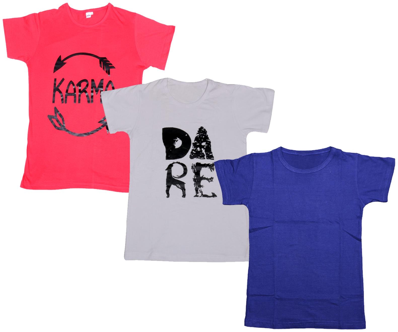

Kavya Boy Cotton Printed T-shirt - Multi