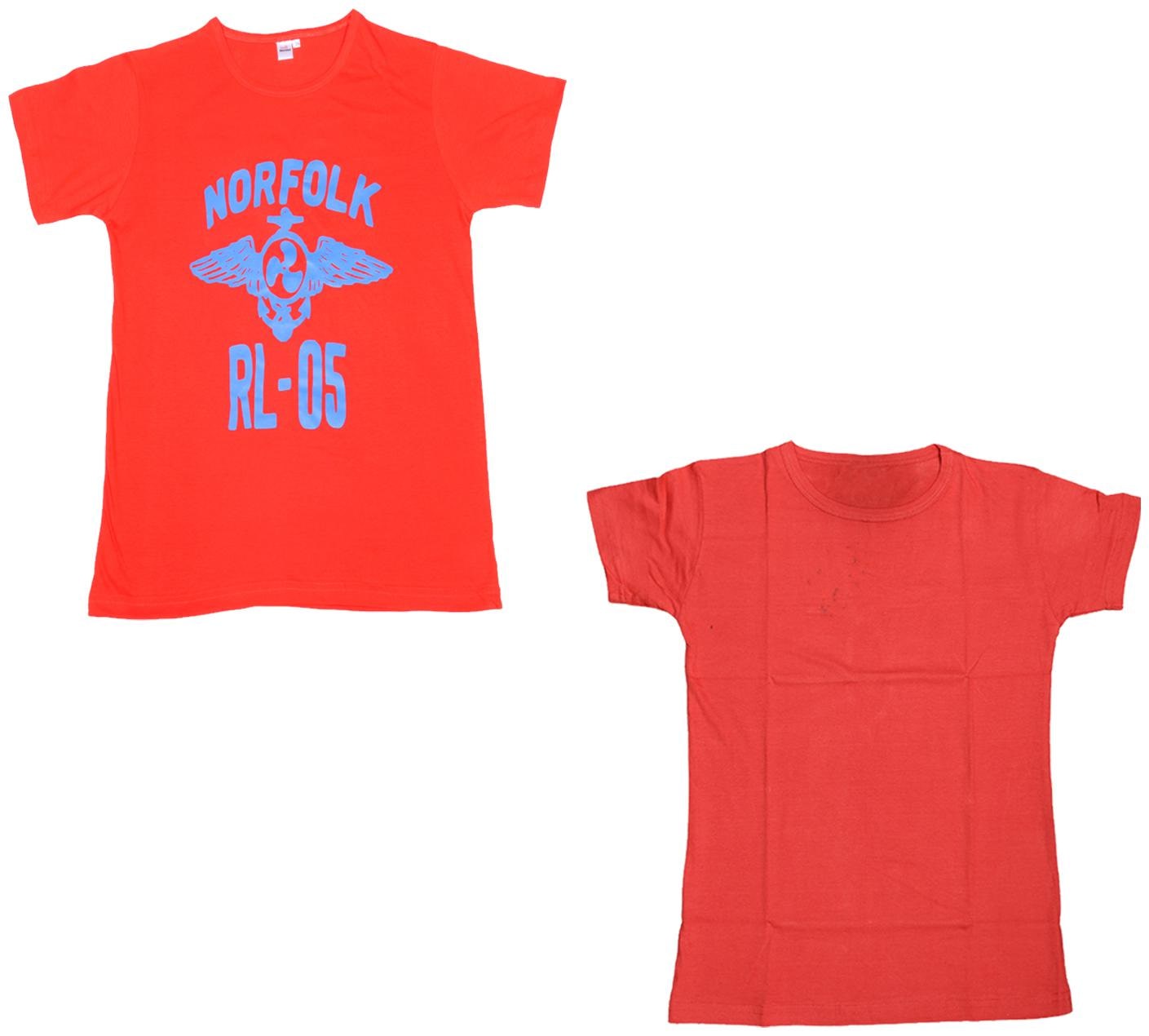 

Kavya Boy Cotton Printed T-shirt - Red