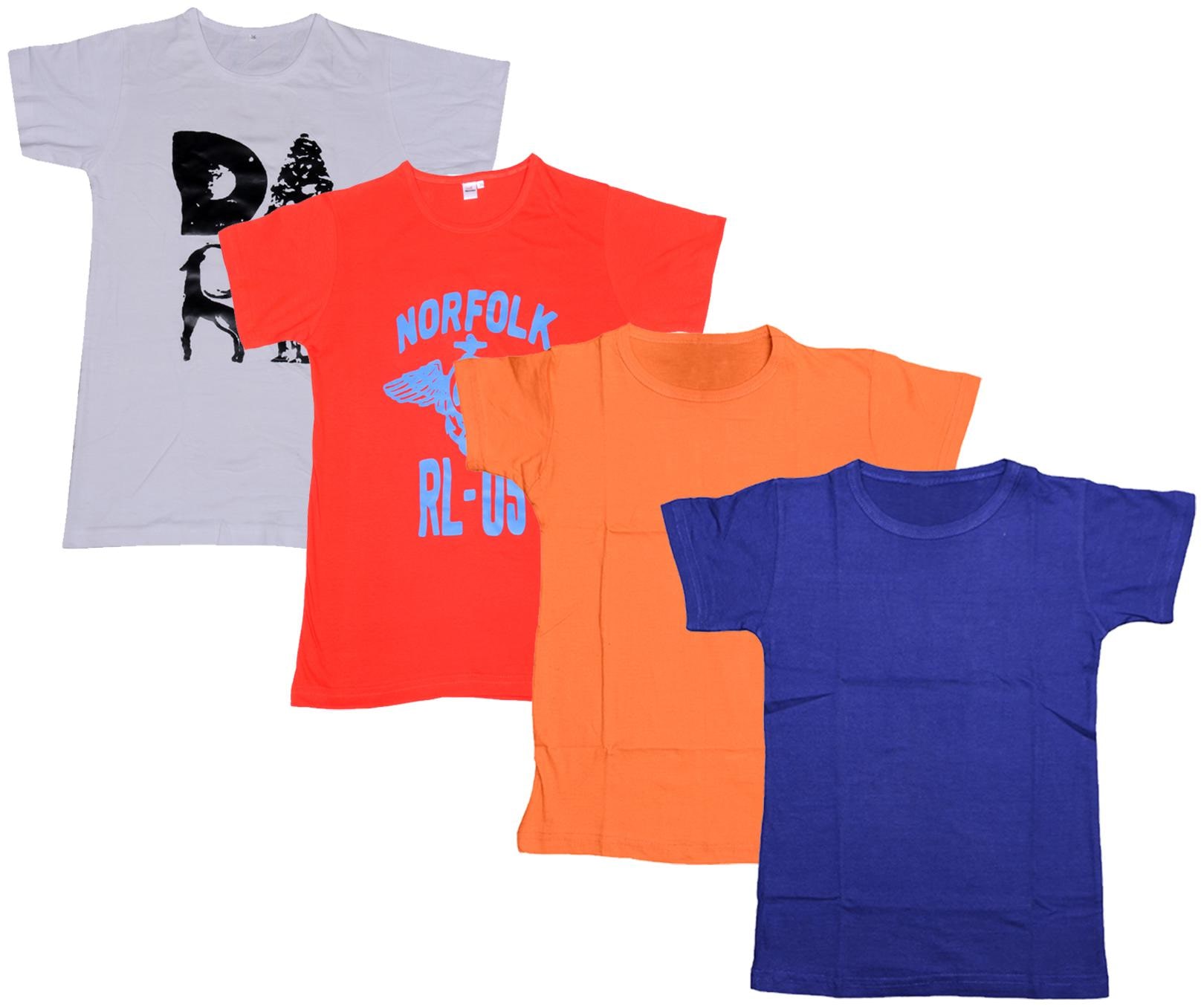 

Kavya Boy Cotton Printed T-shirt - Multi