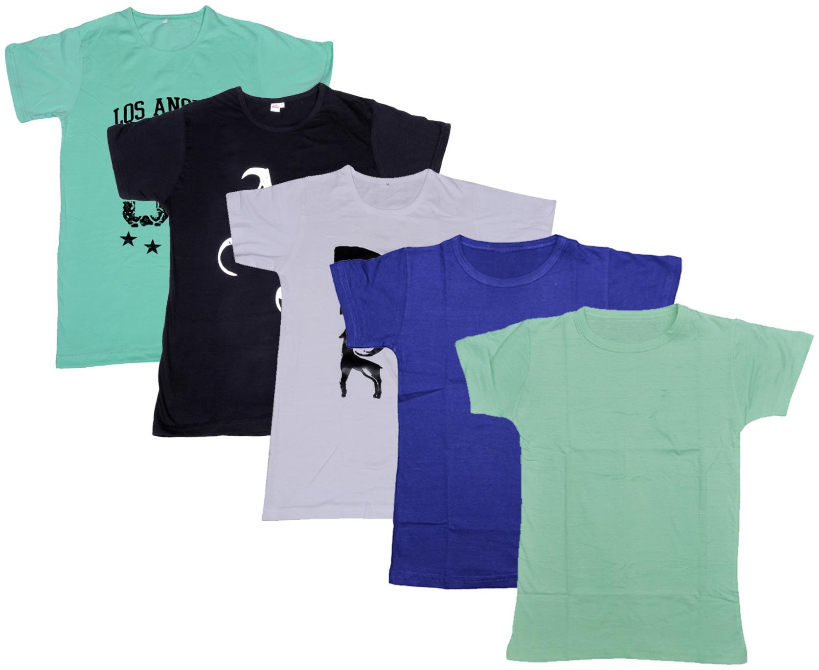 

Kavya Boy Cotton Printed T-shirt - Multi